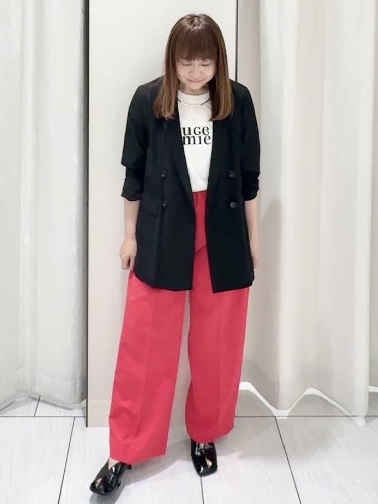 ʏᴜᴋɪᴋᴏさんの「UNTITLED｜◆【セットアップ可/接触冷感/通気性】ドライシアーダブルジャケット」を使ったコーディネート