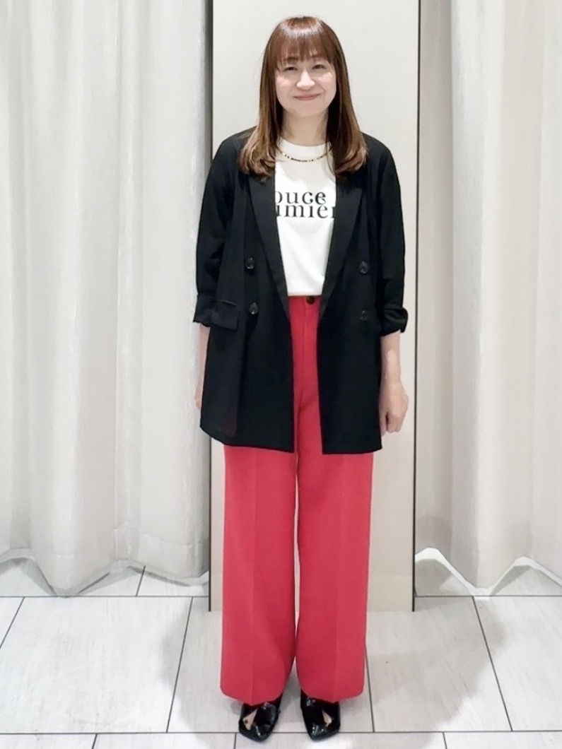 ʏᴜᴋɪᴋᴏさんの「UNTITLED｜◆【セットアップ可/接触冷感/通気性】ドライシアーダブルジャケット」を使ったコーディネート