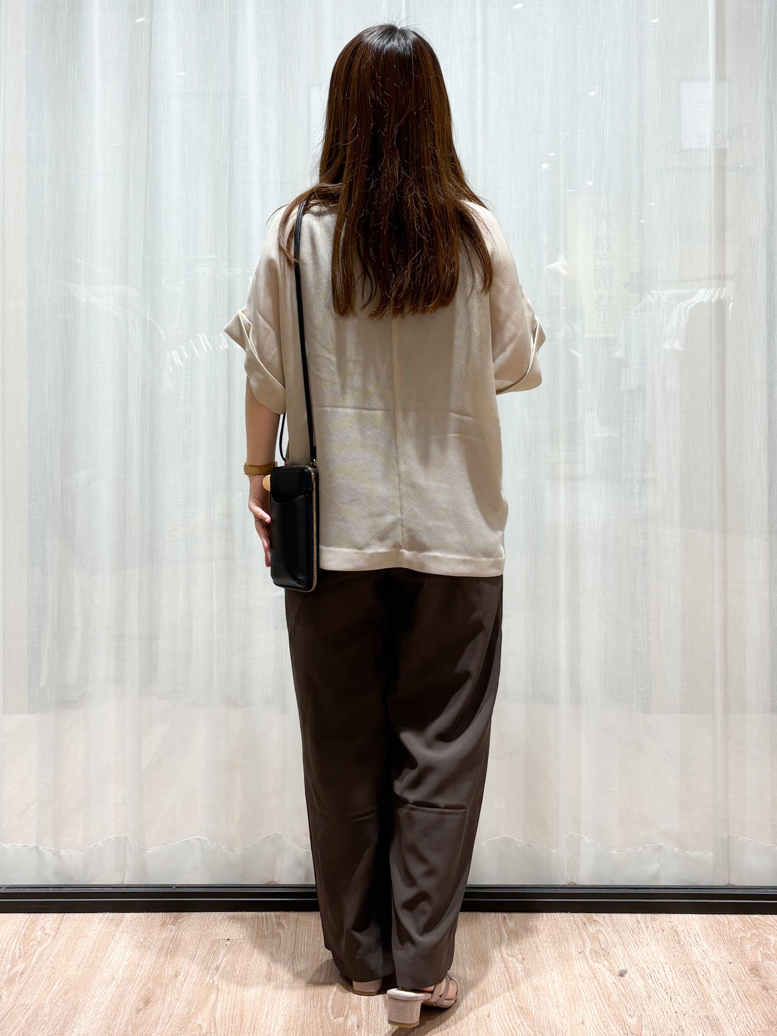 かなさんの「OPAQUE.CLIP｜メッシュテーラードジャケット【洗濯機OK】」を使ったコーディネート