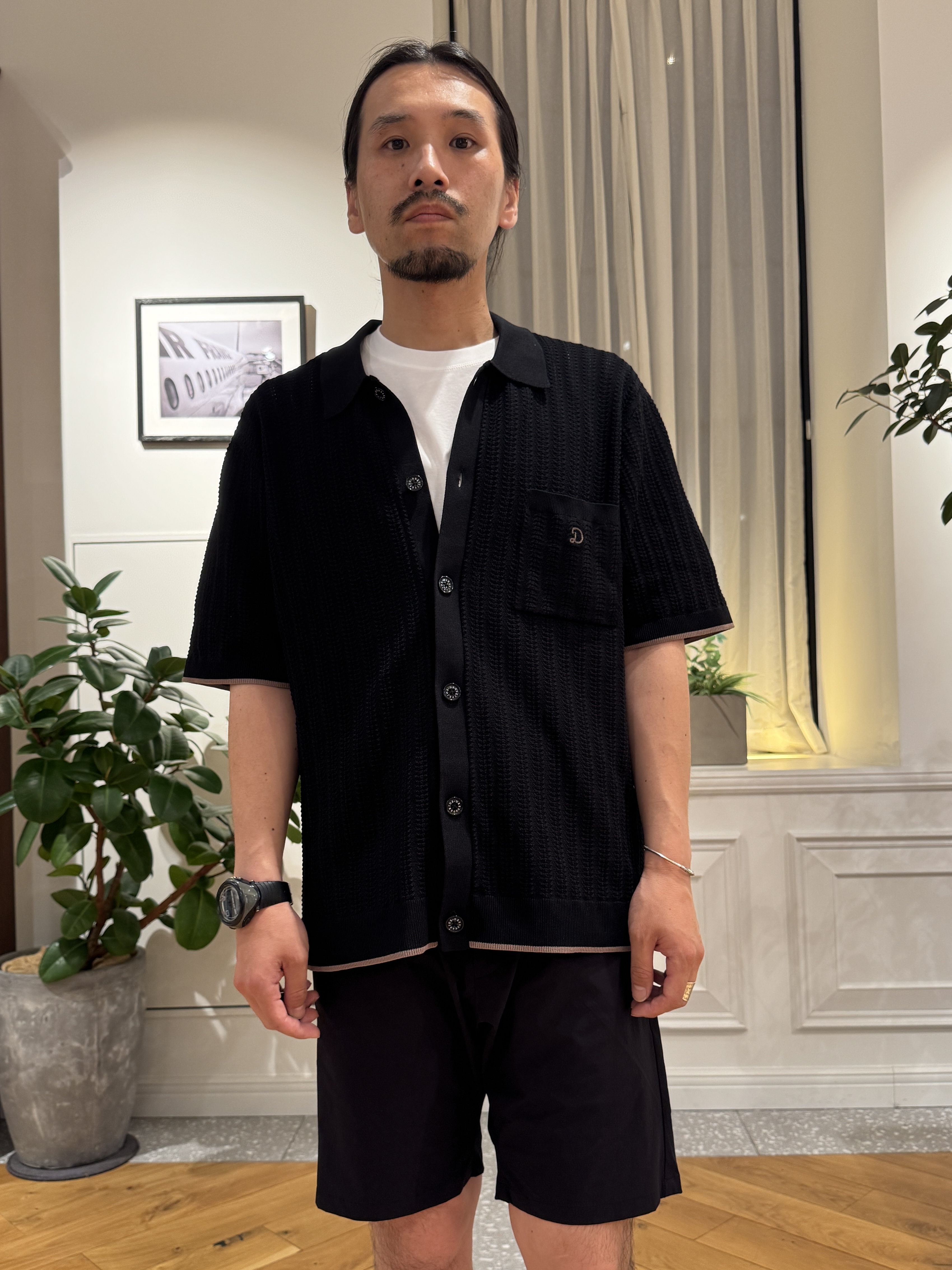 kawarataniさんの「DRESSTERIOR｜【Safari5月号掲載】ウォッシャブル キューバニットシャツ」を使ったコーディネート