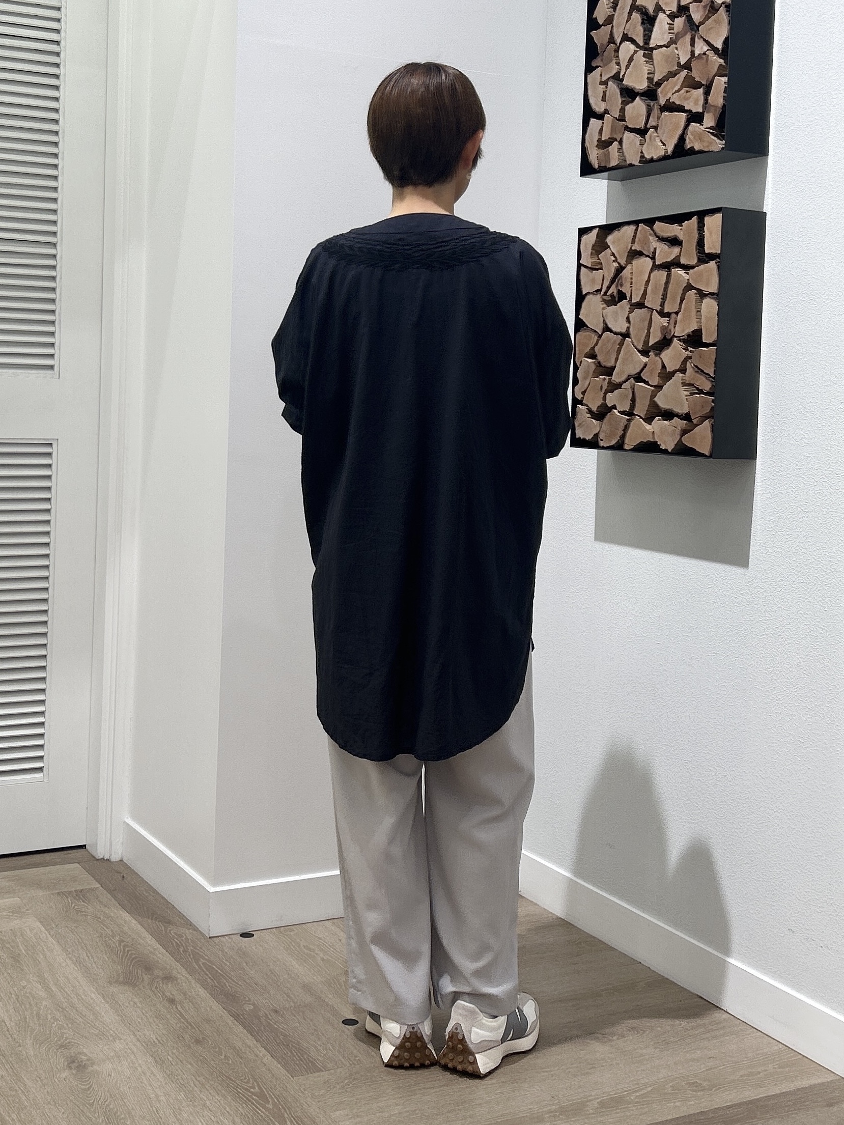 rairaiさんの「Dessin｜インドコットン 刺繍ワンピース」を使ったコーディネート