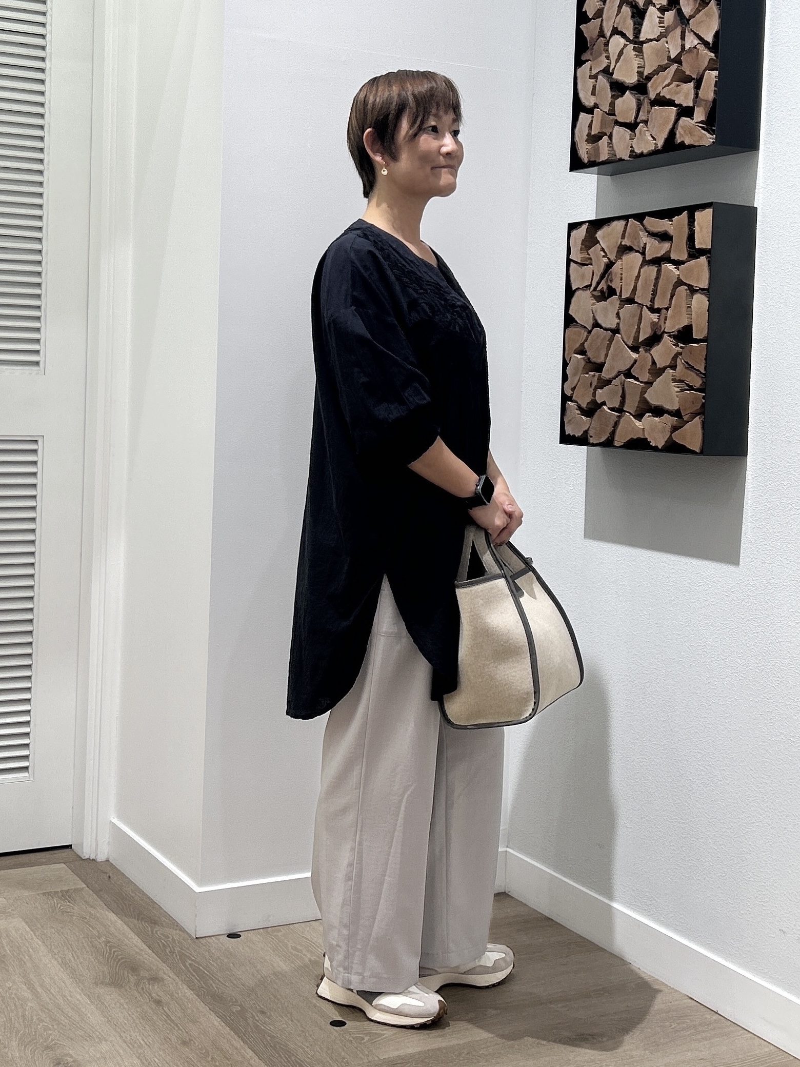 rairaiさんの「Dessin｜インドコットン 刺繍ワンピース」を使ったコーディネート