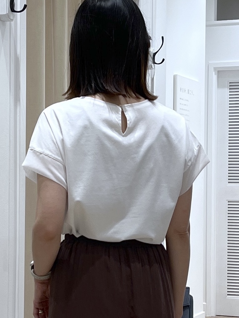 canaさんの「Dessin｜【UVカット/接触冷感】美光沢カットソー」を使ったコーディネート