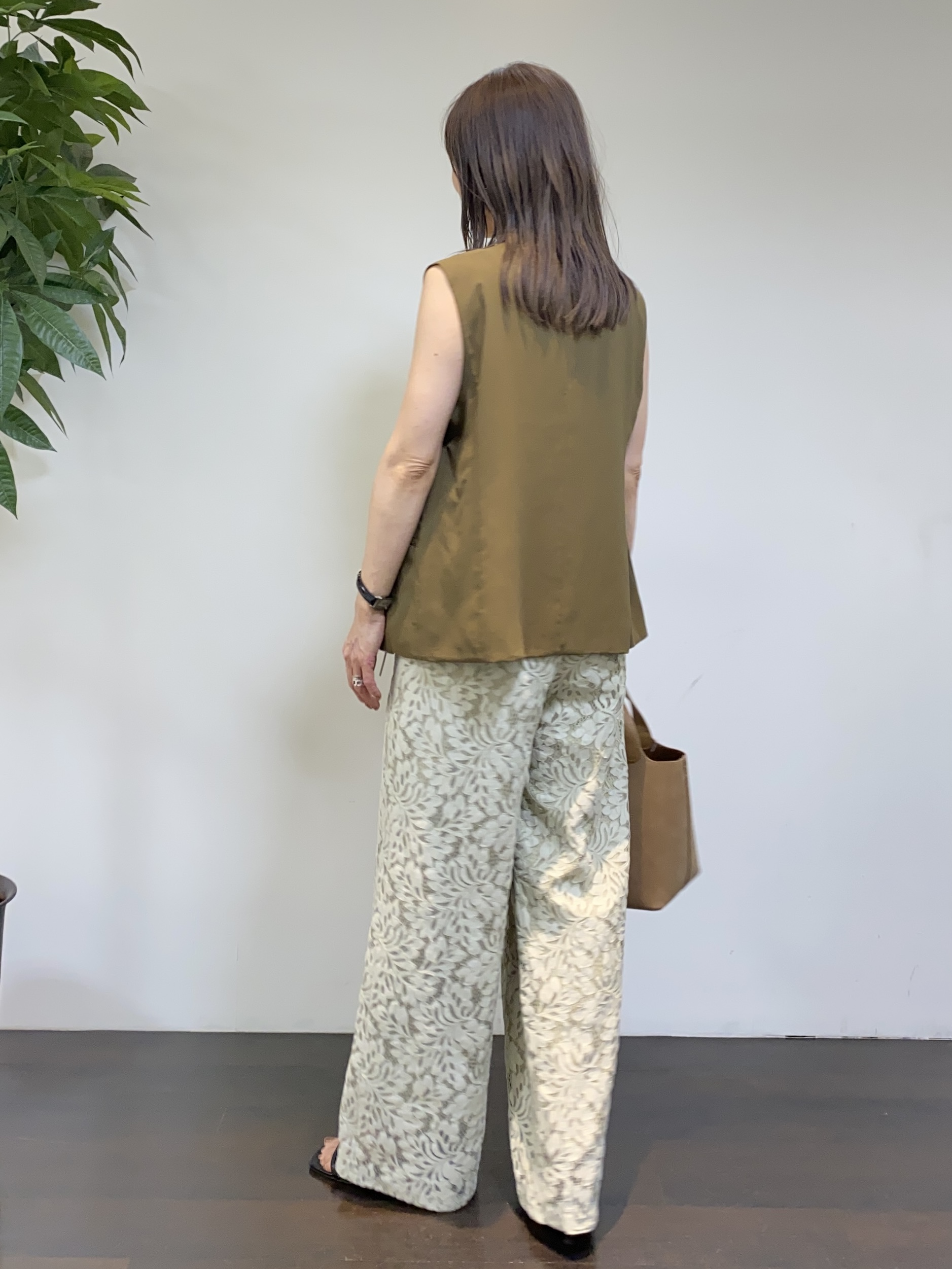 tomoさんの「UNTITLED｜◆【セットアップ可/接触冷感/通気性】ドライシアーダブルジャケット」を使ったコーディネート