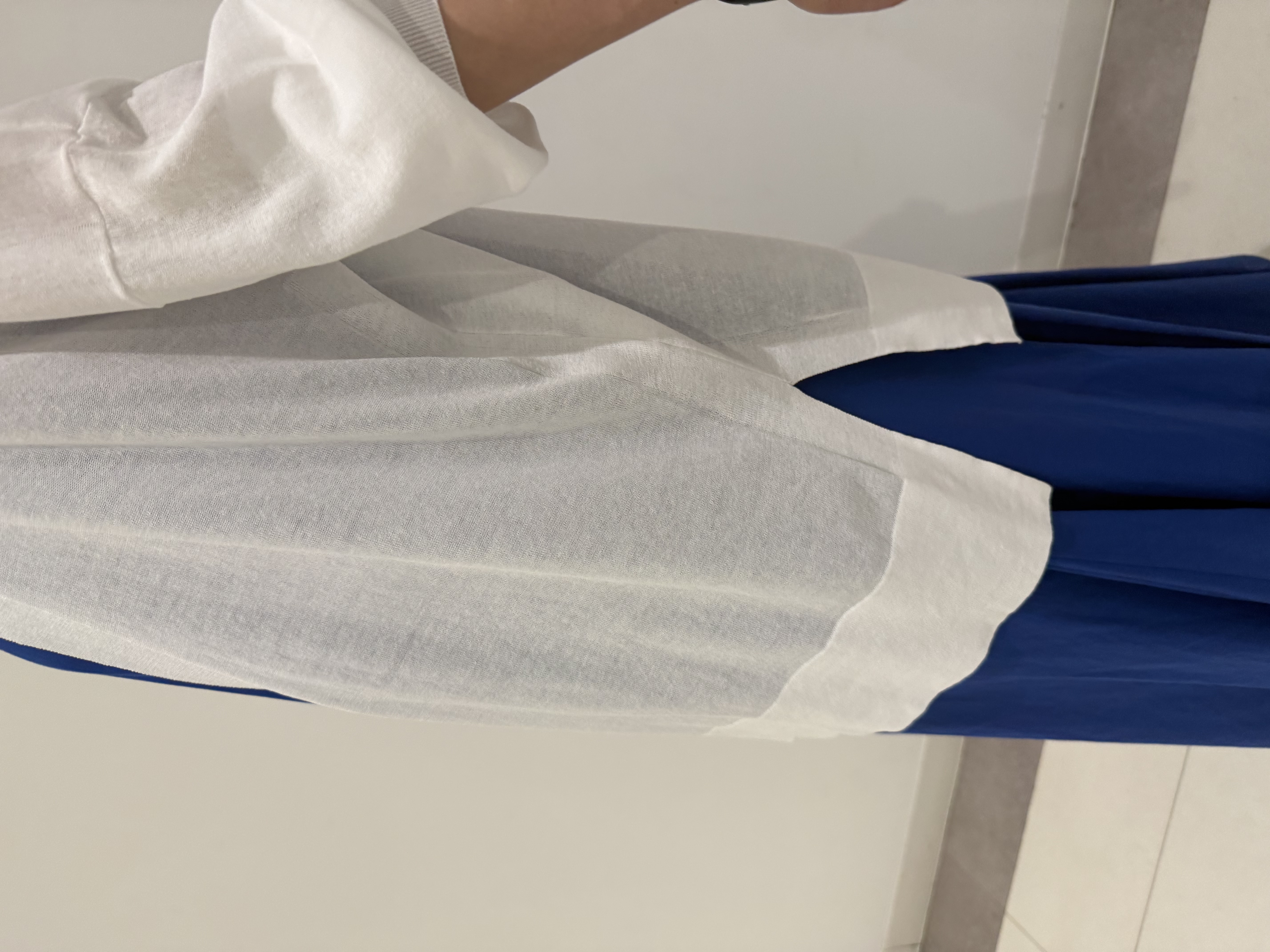 MIYAKAWAさんの「DRESSTERIOR｜【きれいめ/ウォッシャブル】コットンローンフレンチスリーブワンピ」を使ったコーディネート