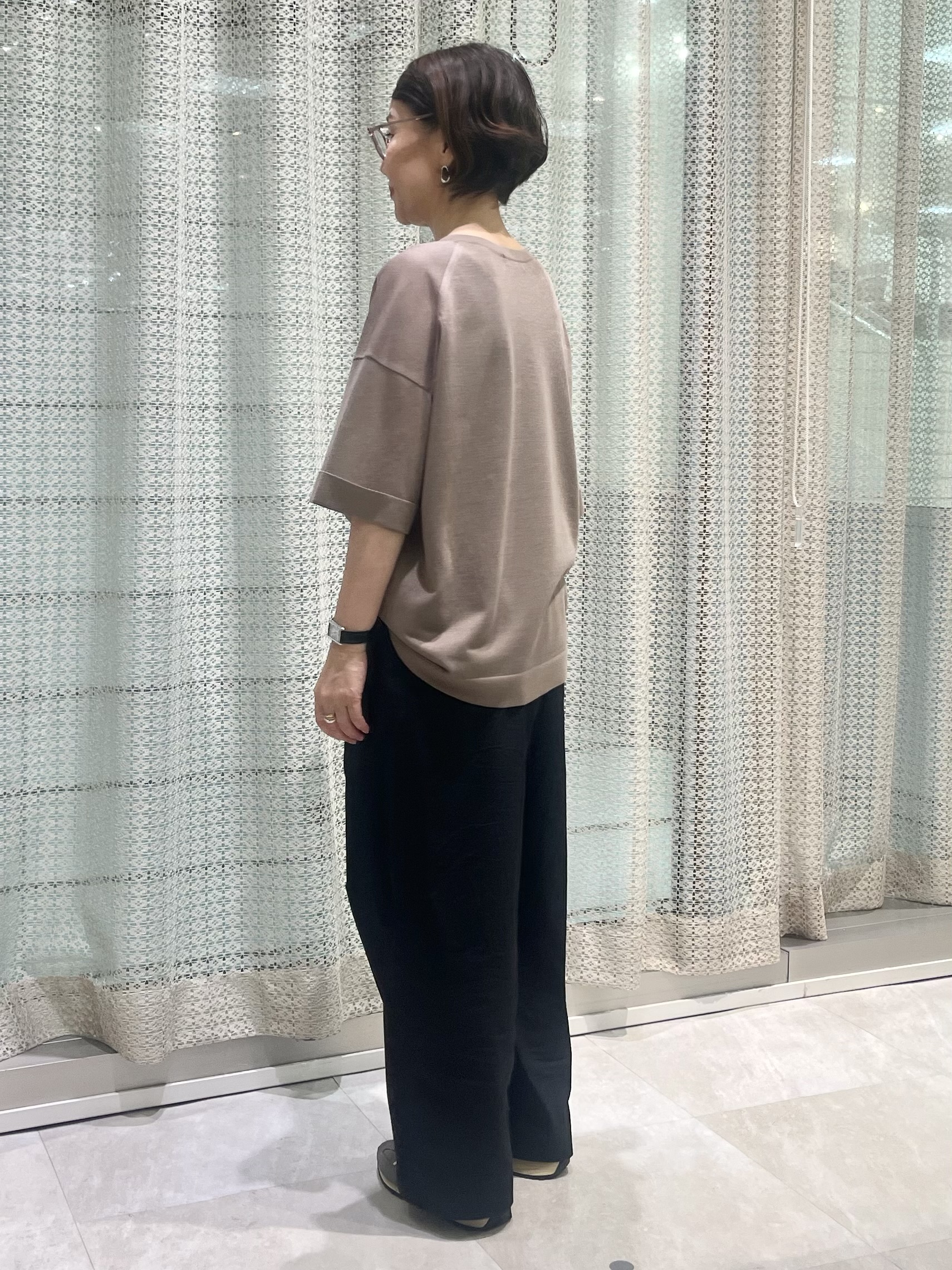 ymさんの「UNTITLED｜【アンサンブル可/Tシャツ風/ゆったり】リラックスニットトップス」を使ったコーディネート