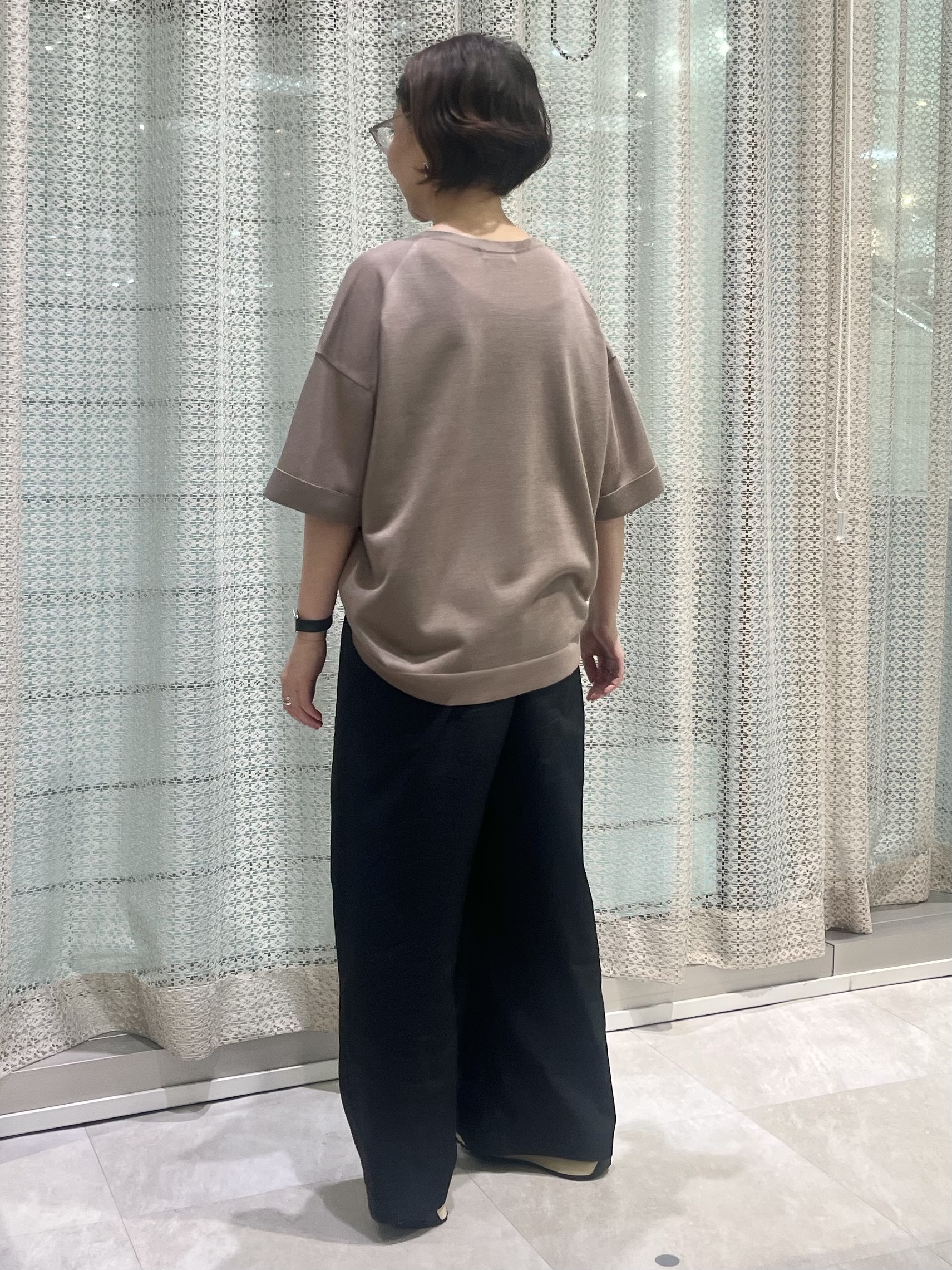 ymさんの「UNTITLED｜【アンサンブル可/Tシャツ風/ゆったり】リラックスニットトップス」を使ったコーディネート