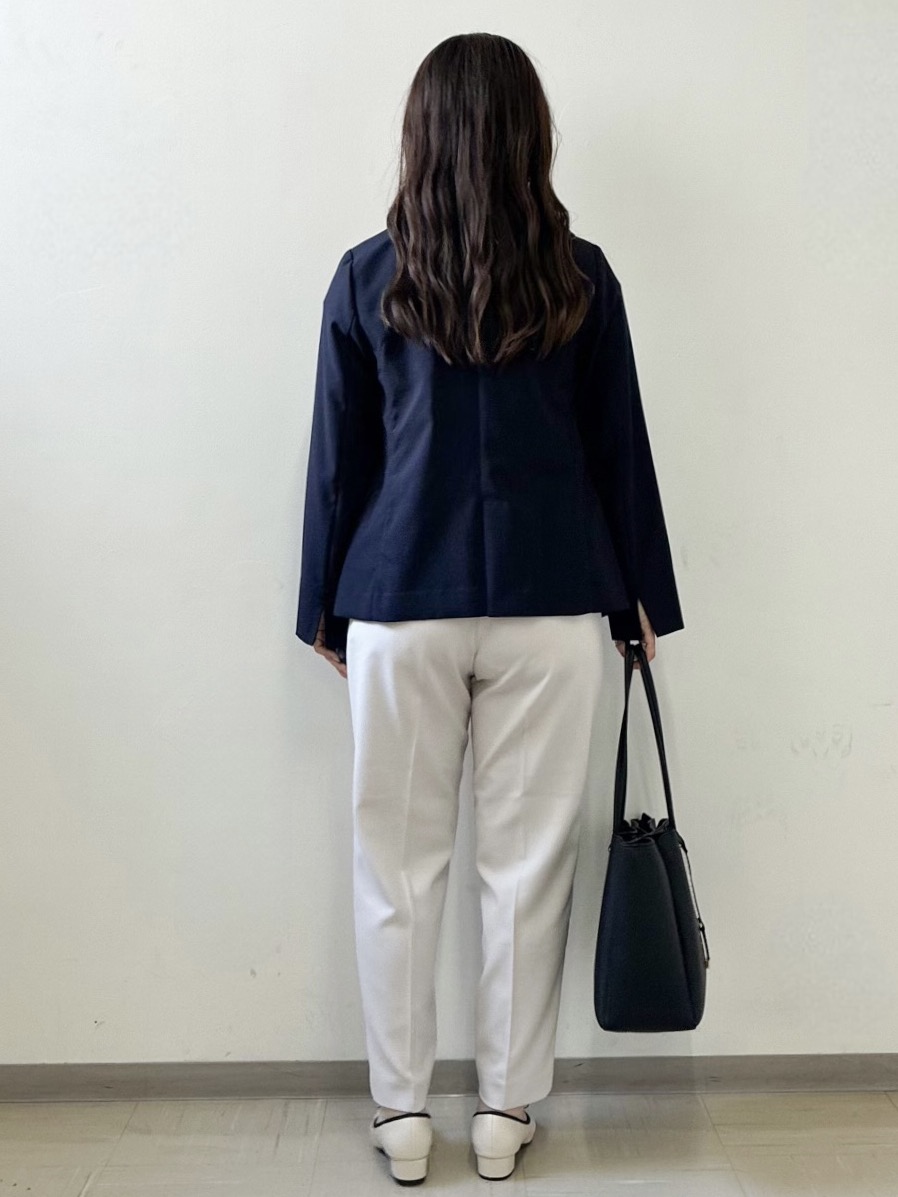 kurumiさんの「index｜《再入荷》ダブルブレストテーラードジャケット【接触冷感／吸水速乾／イージーアイロン／防シワ／洗濯機O」を使ったコーディネート