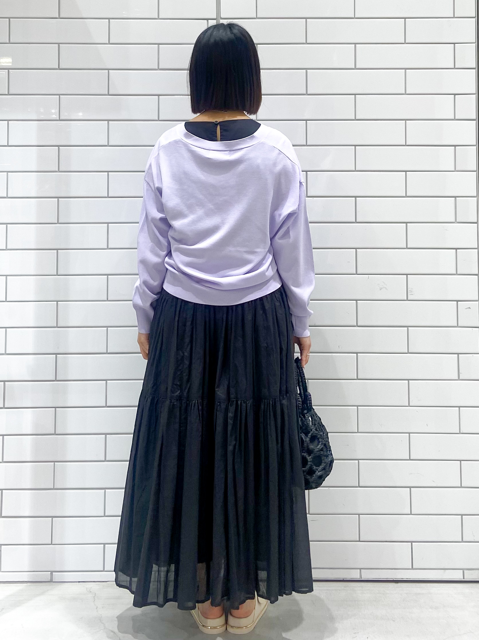 kimiさんの「OPAQUE.CLIP｜【UV／接触冷感】Vネックリラクシーニットカーディガン《洗濯機OK／抗ピル》」を使ったコーディネート
