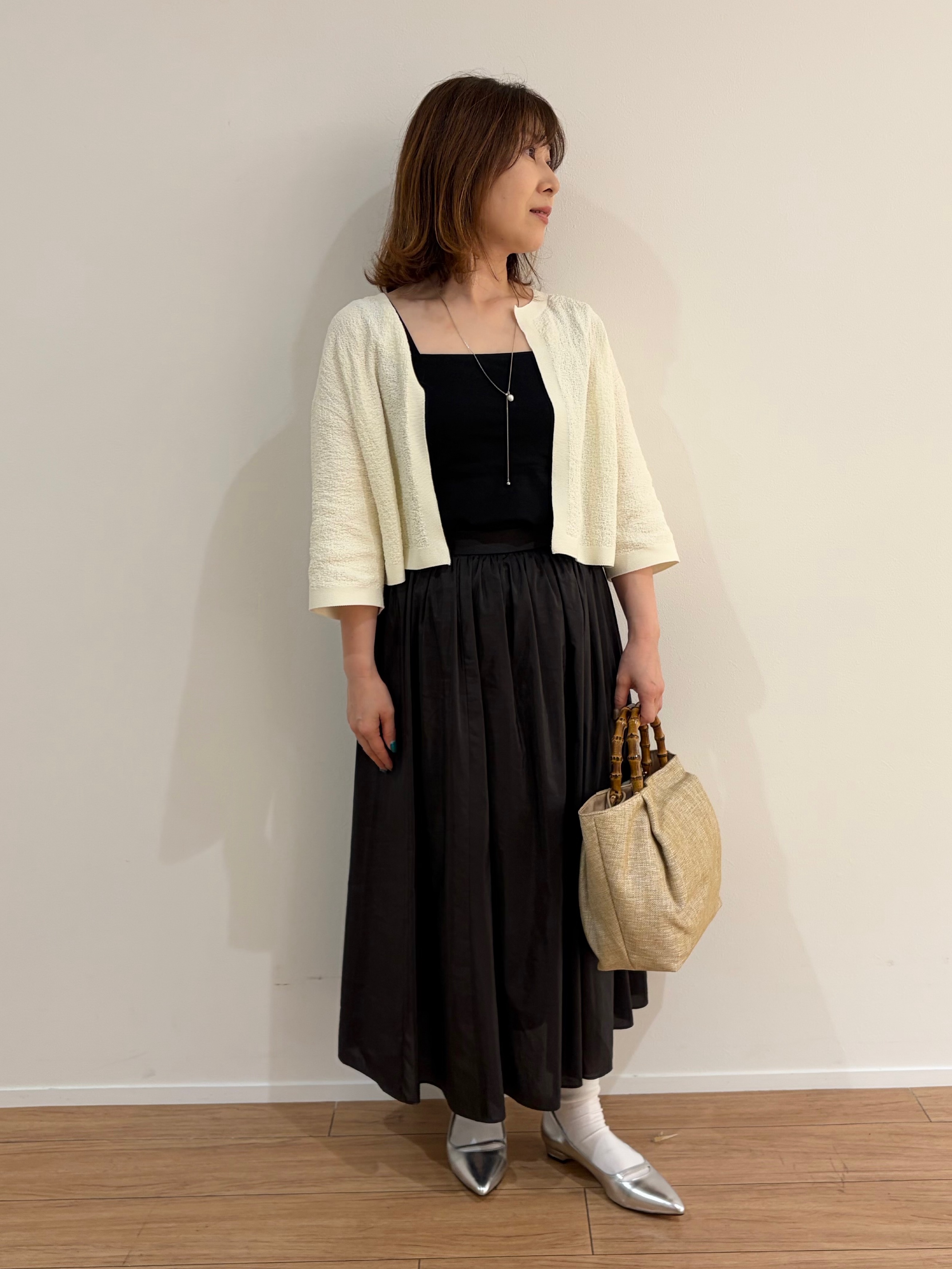 Juneさんの「UNTITLED｜ベアテンタンクトップ」を使ったコーディネート