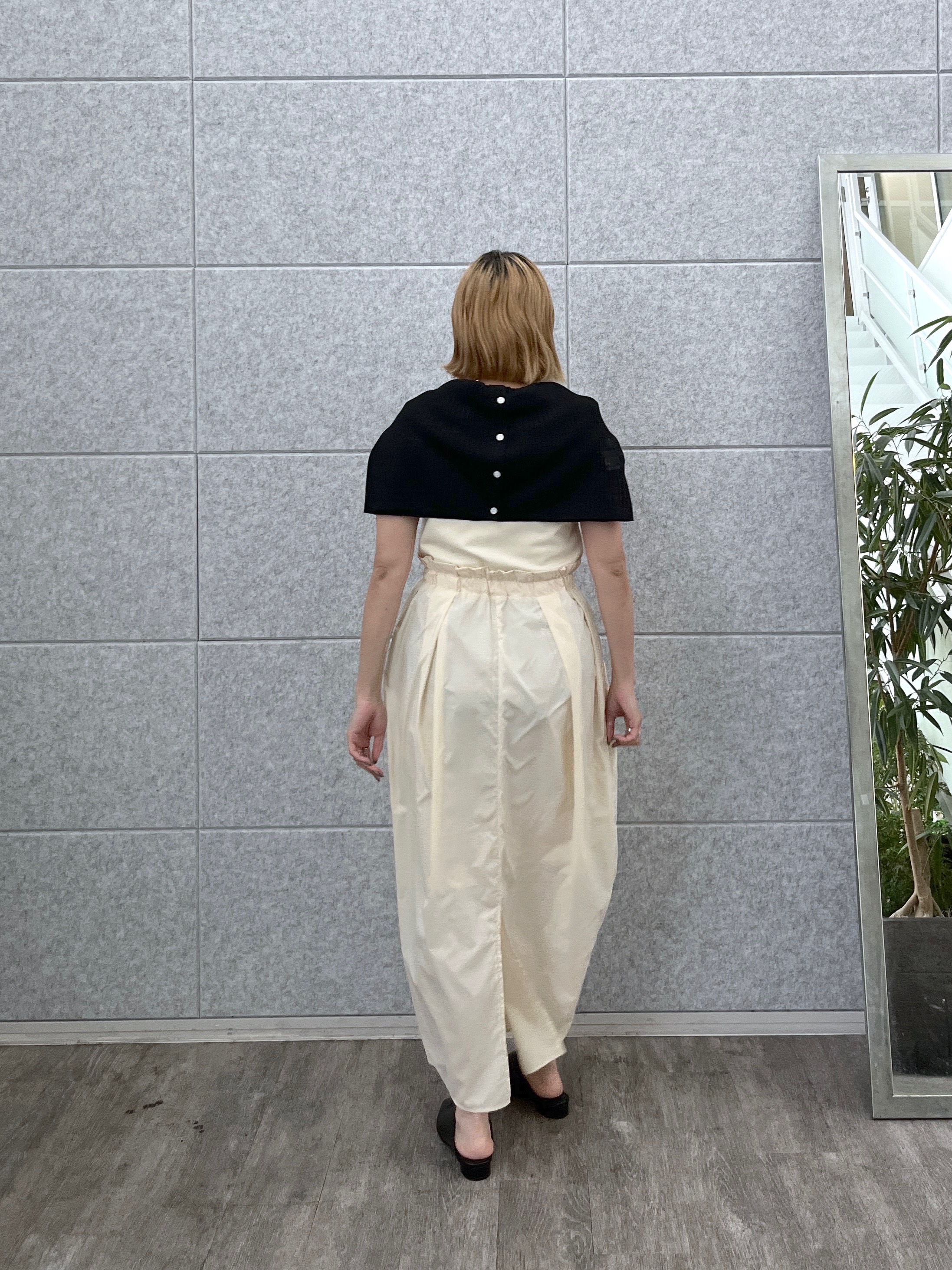 Harukaさんの「INDIVI｜コンビコクーンワンピース」を使ったコーディネート