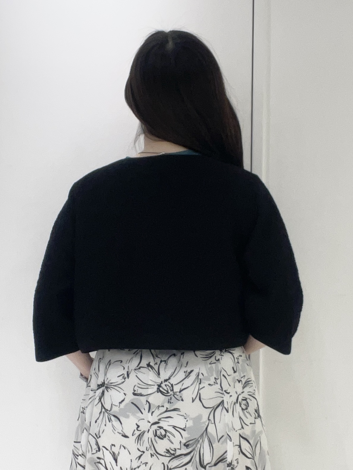 moeさんの「UNTITLED｜◆【ストレッチ性/洗える】短丈ニットカーディガン」を使ったコーディネート