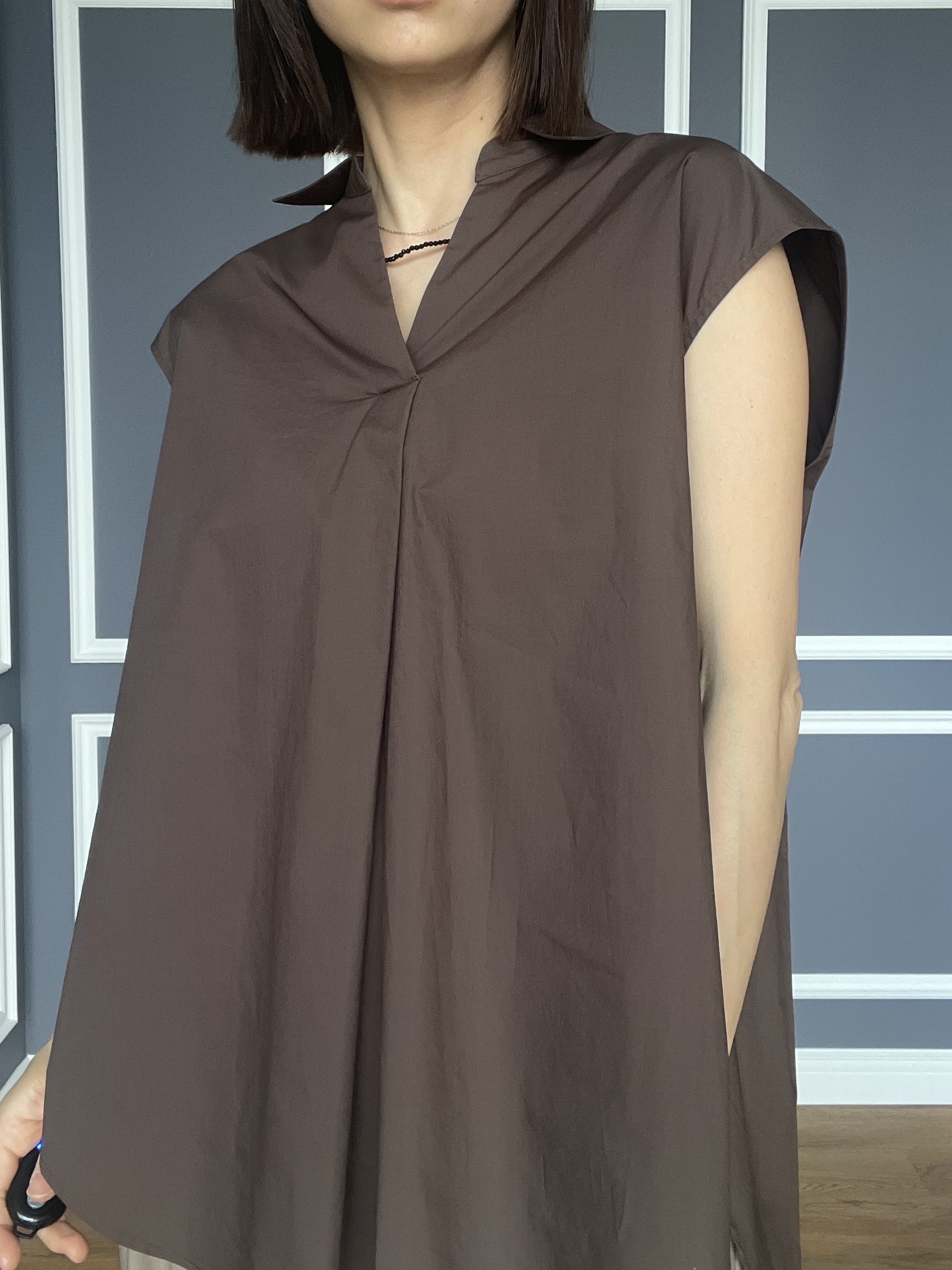 misaさんの「DRESSTERIOR｜【接触冷感/セットアップ可】ストレッチ ワイドパンツ」を使ったコーディネート