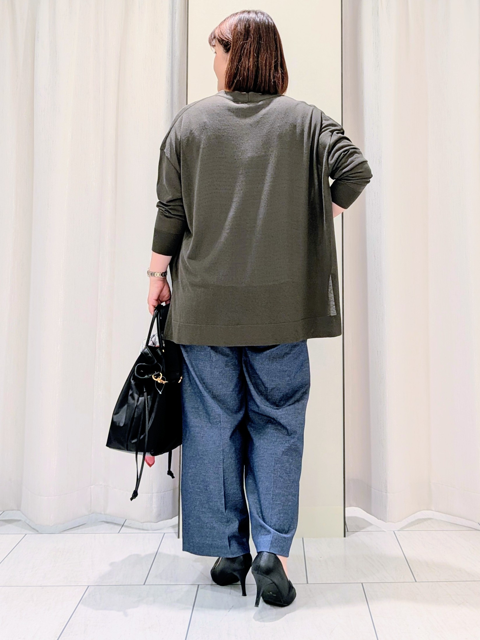 Onumaさんの「UNTITLED｜【1枚で着映える】ドットジャガードブラウス」を使ったコーディネート