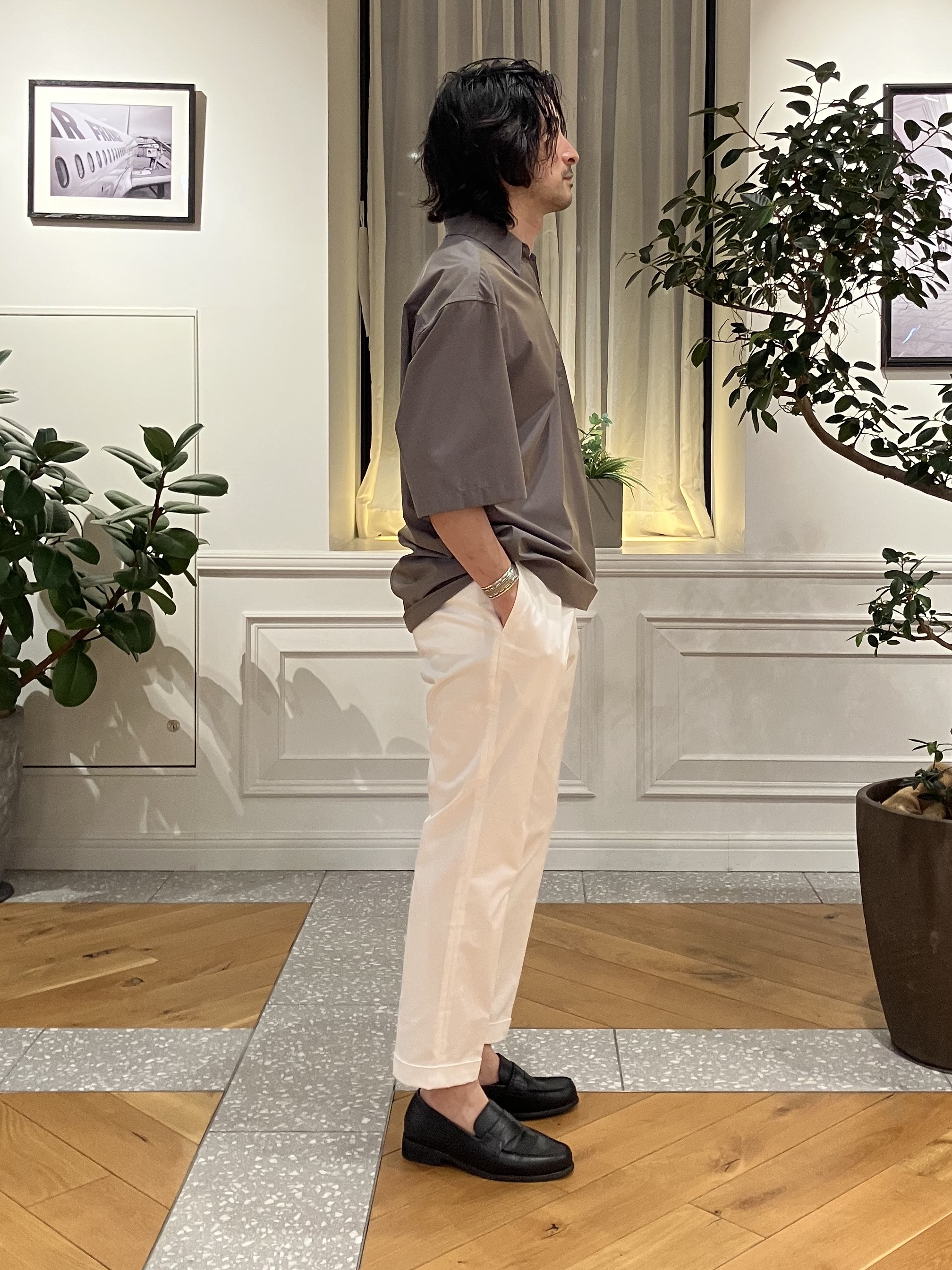 junyaさんの「DRESSTERIOR｜◆イージーケア プルオーバーシャツ」を使ったコーディネート