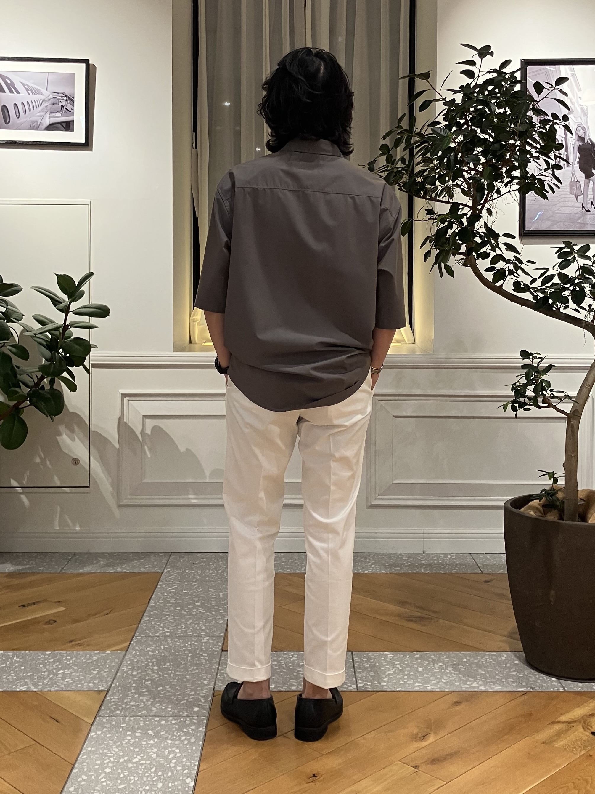 junyaさんの「DRESSTERIOR｜◆イージーケア プルオーバーシャツ」を使ったコーディネート