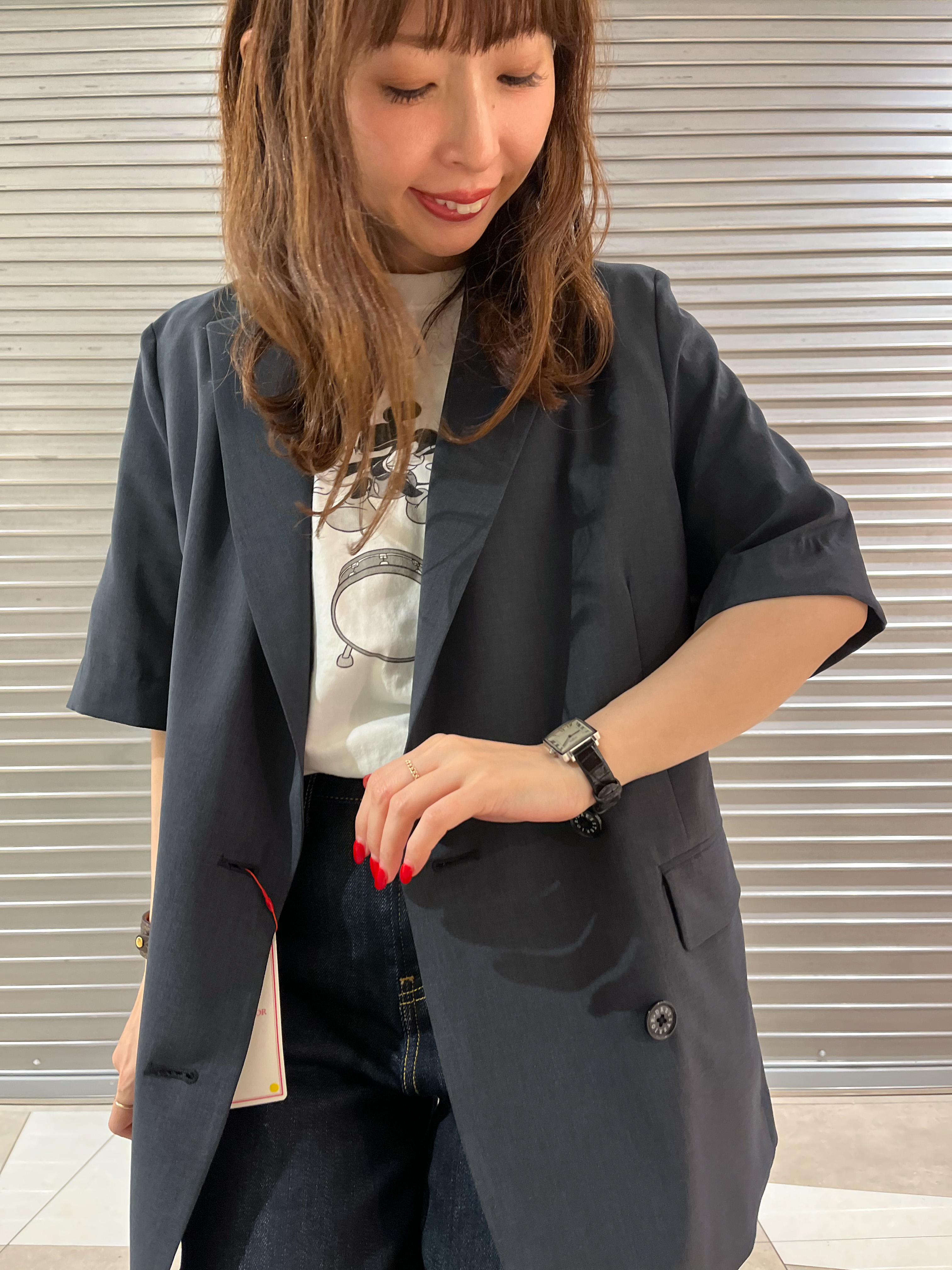 じゅんさんの「DRESSTERIOR｜【otonaMUSE5月号掲載/セットアップ可】ウォッシャブルイージーサマージャケット」を使ったコーディネート