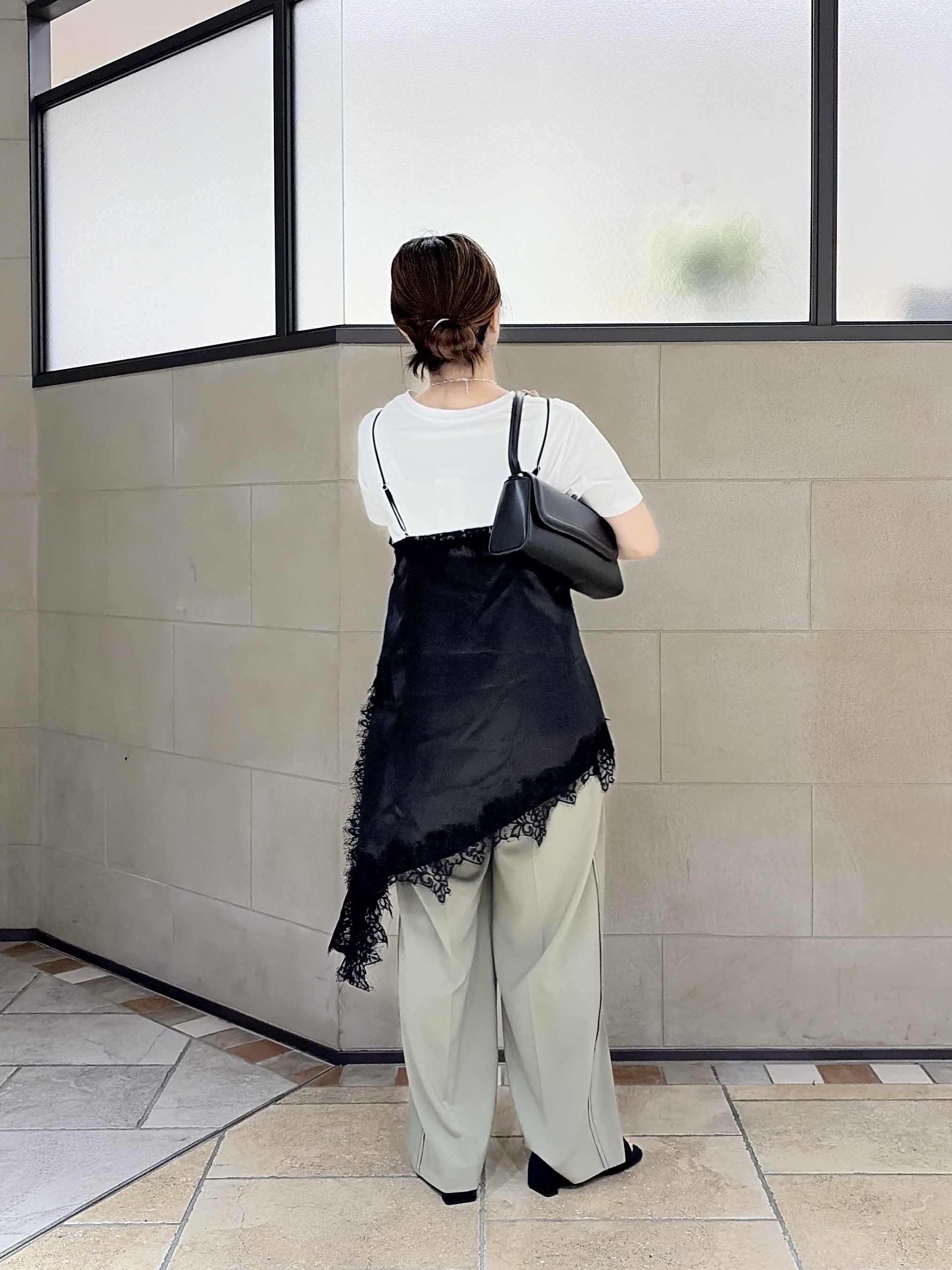 よねさんの「INDIVI｜Comfy SET UP｜ハーフスリーブジャケット【セットアップ対応／通勤／接触冷感／UVカット】」を使ったコーディネート