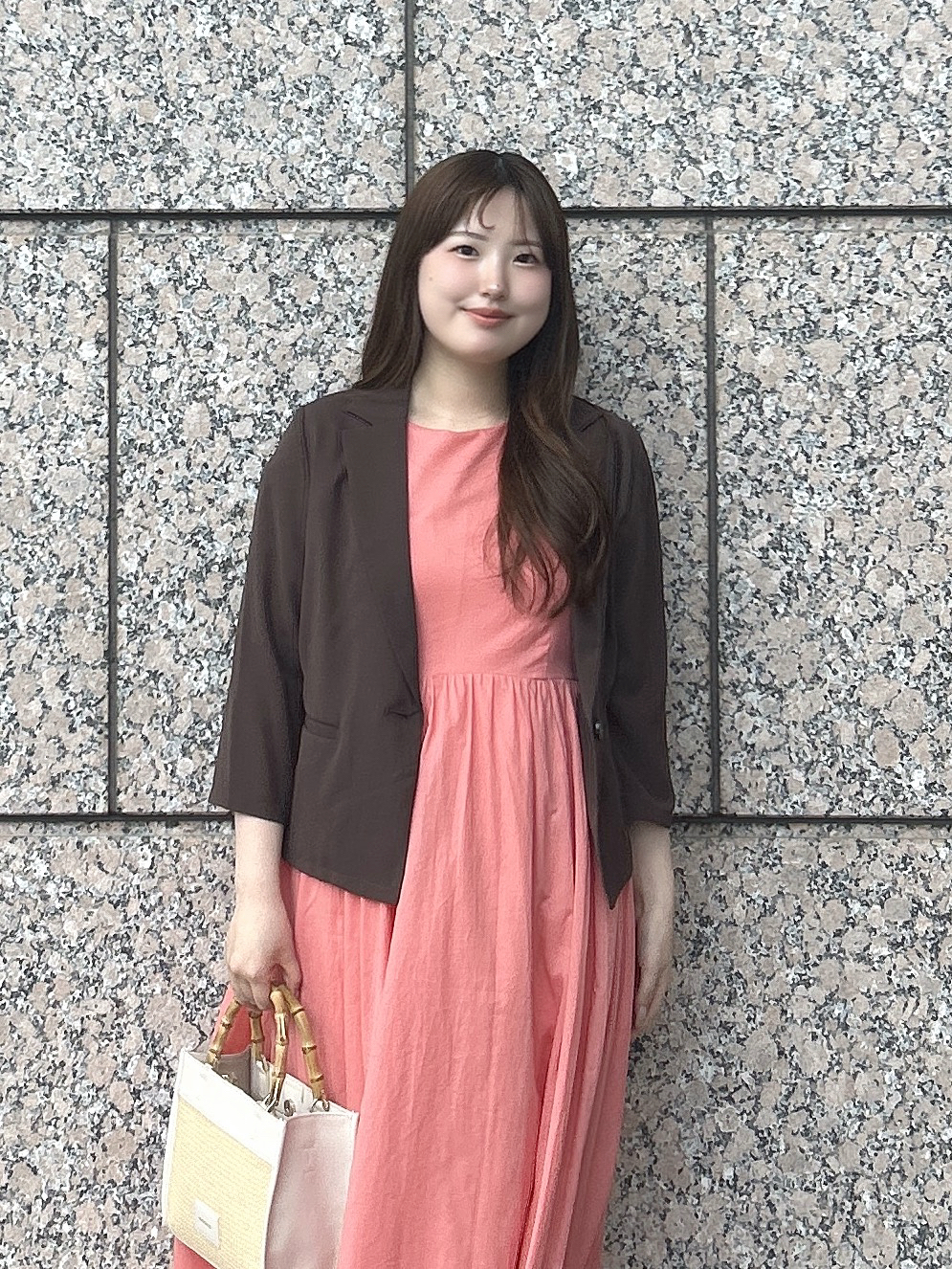 sayaさんの「OPAQUE.CLIP｜【接触冷感／防シワ】ひんやり7分袖テーラードジャケット《洗濯機OK》」を使ったコーディネート