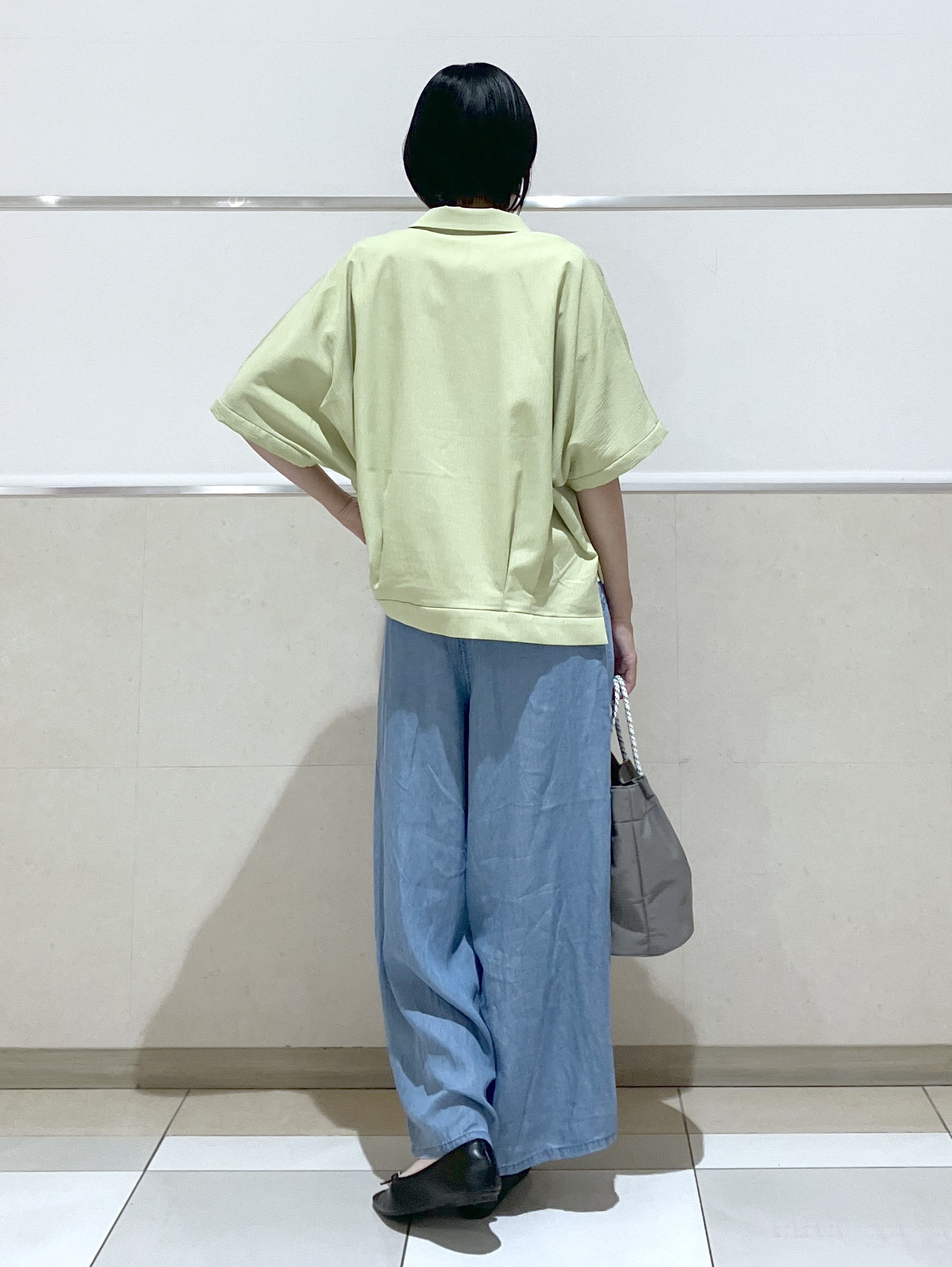 eriko さんの「Dessin｜【UVカット/接触冷感】美光沢カットソー」を使ったコーディネート