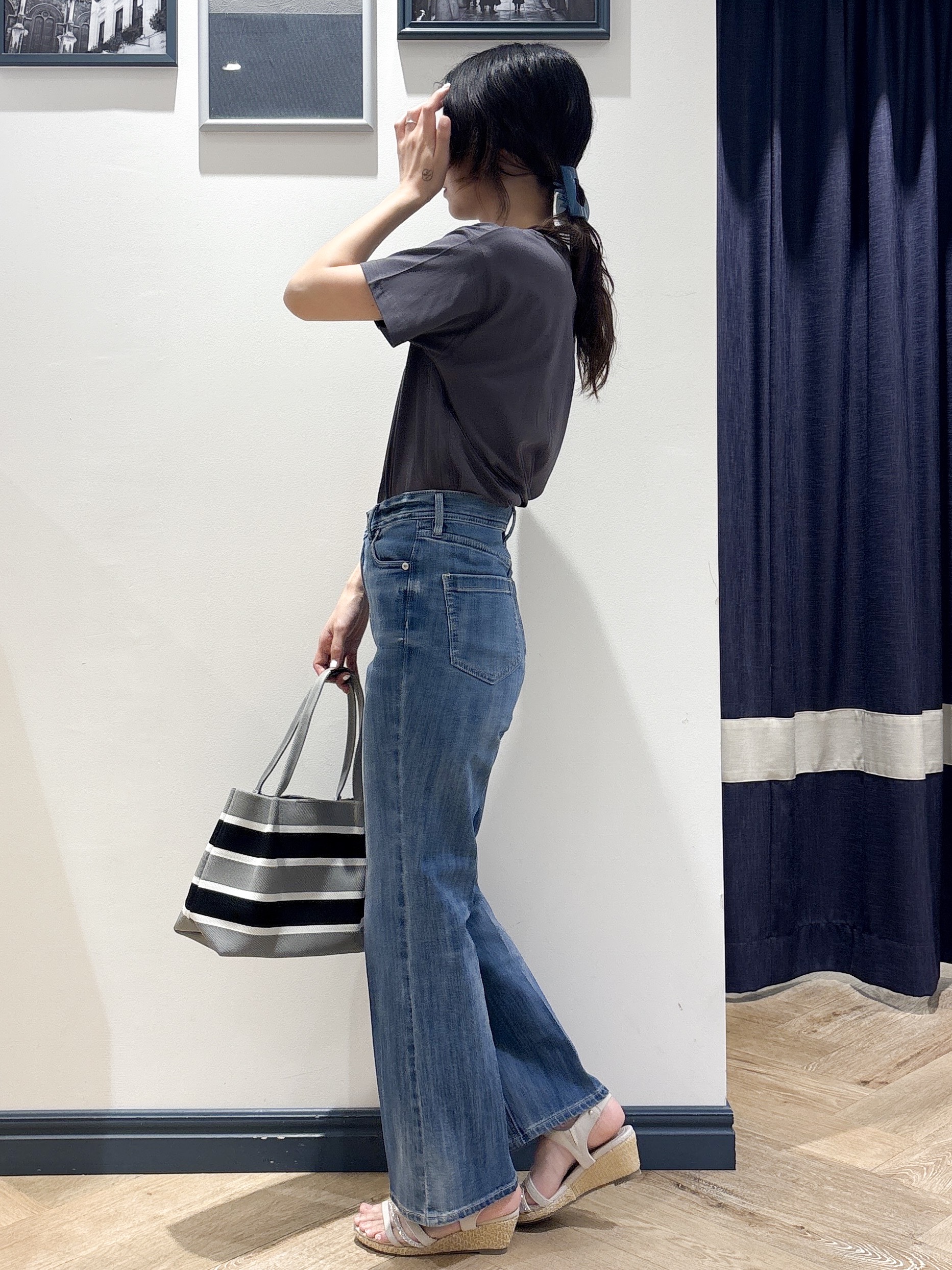 ayakaさんの「grove｜【遮熱／吸水速乾／UVカット】ベーシックロゴTシャツ」を使ったコーディネート