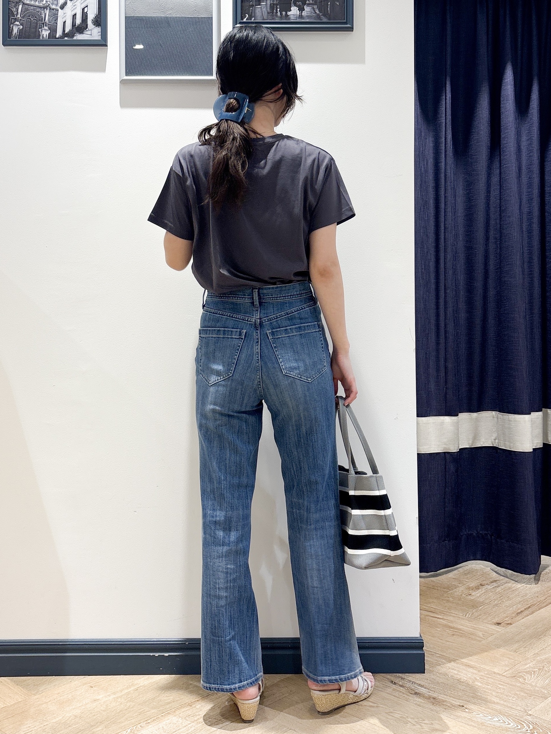 ayakaさんの「grove｜【遮熱／吸水速乾／UVカット】ベーシックロゴTシャツ」を使ったコーディネート