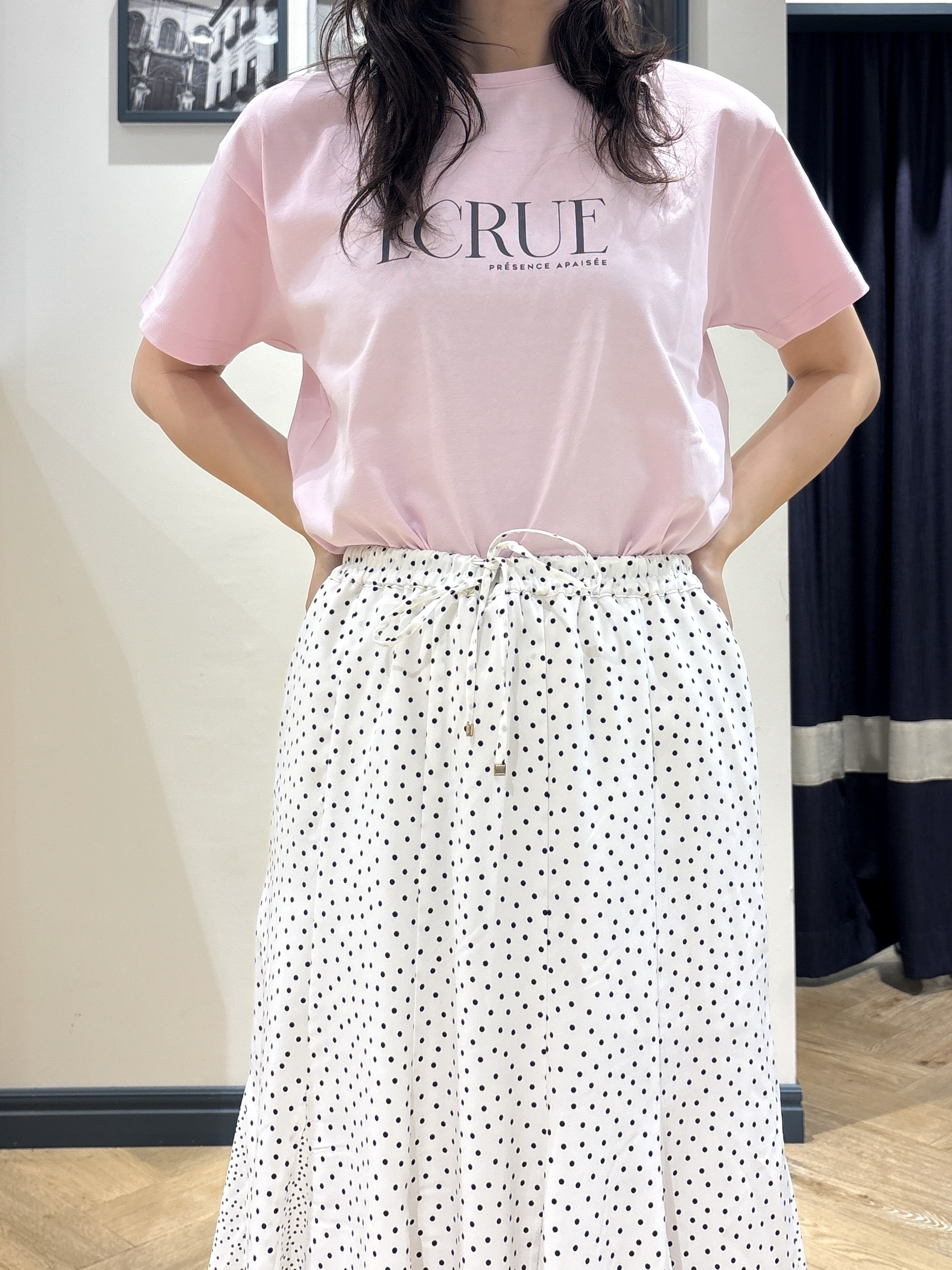 ayakaさんの「grove｜【遮熱／吸水速乾／UVカット】ベーシックロゴTシャツ」を使ったコーディネート