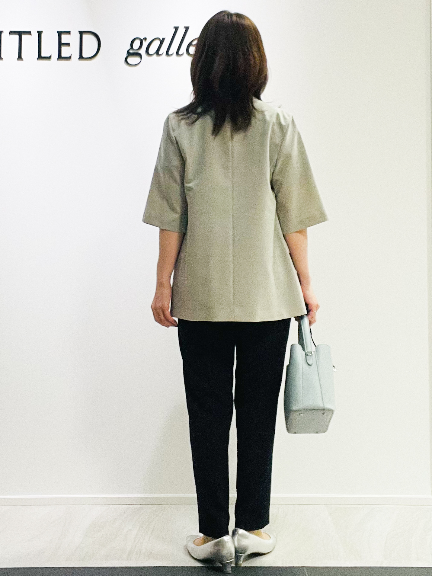めいさんの「UNTITLED｜【シワになりにくい/セットアップ可/接触冷感】ハーフスリーブジャケット」を使ったコーディネート