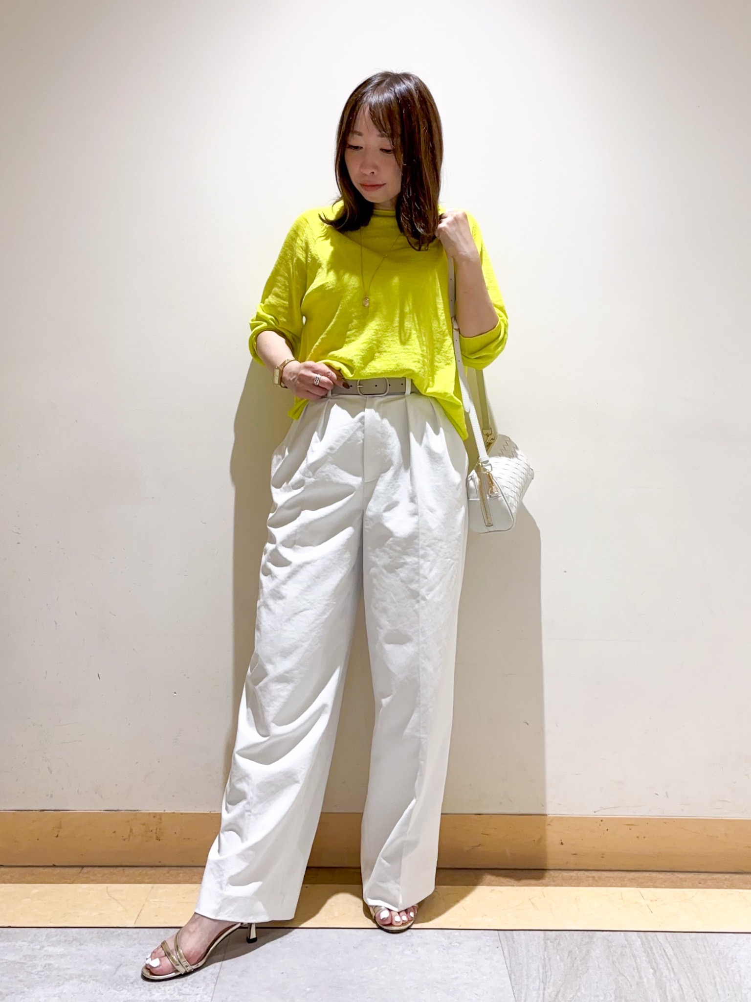 sattoさんの「UNTITLED｜【ゆったり/リラクシー】リネンボートネックプルオーバー」を使ったコーディネート