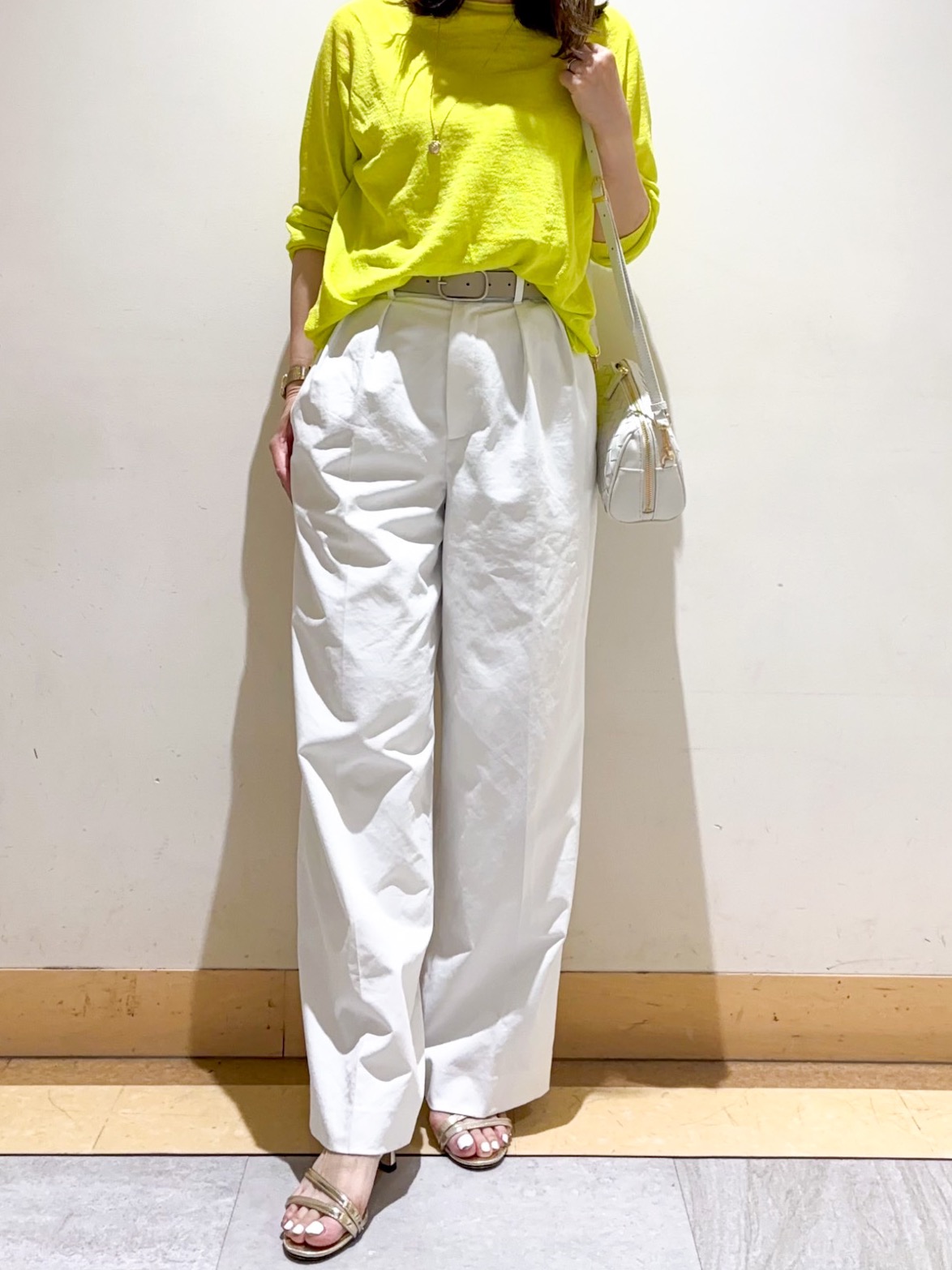 sattoさんの「UNTITLED｜【ゆったり/リラクシー】リネンボートネックプルオーバー」を使ったコーディネート