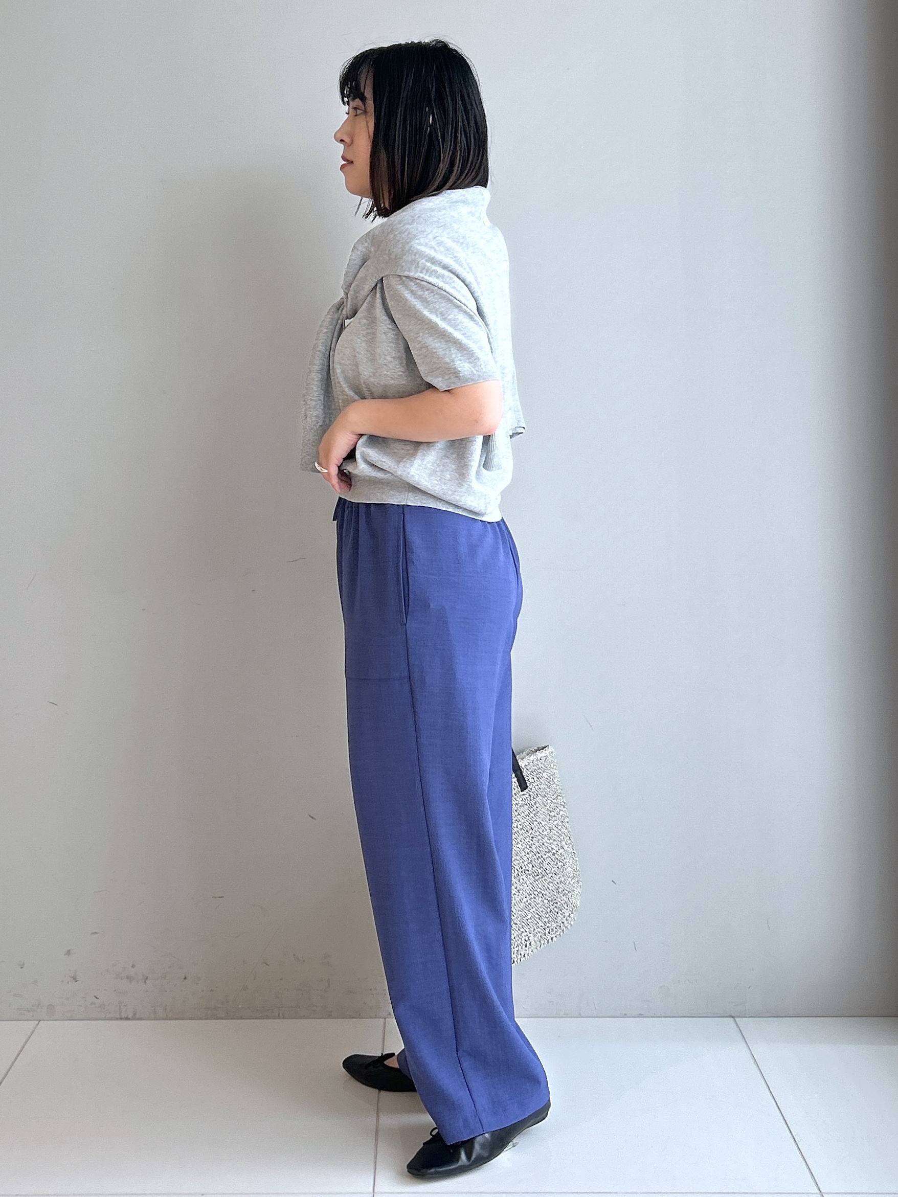 Hirokaさんの「Dessin｜【9色展開/接触冷感/UVカット】ドライタッチサマーニットT」を使ったコーディネート