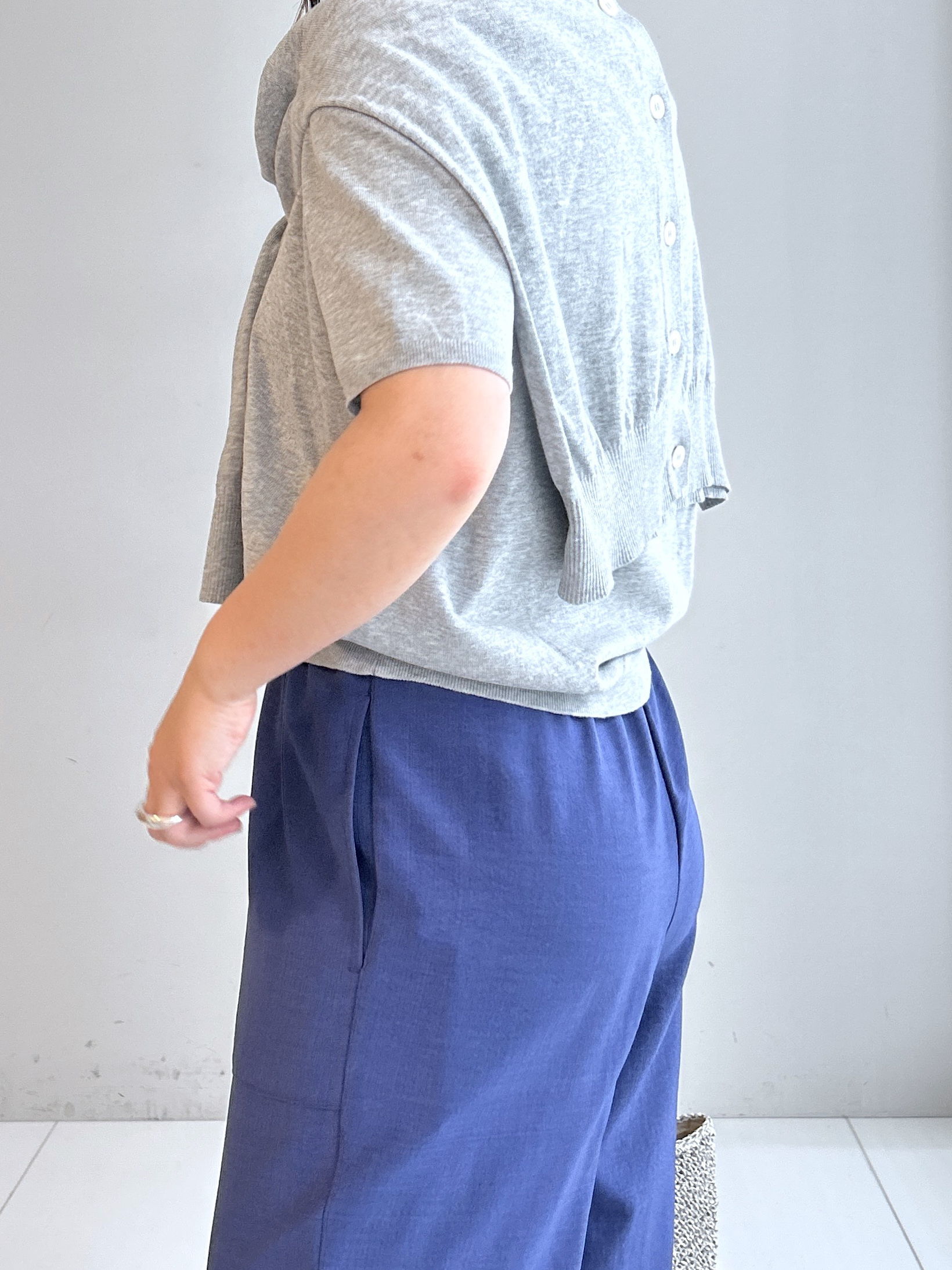 Hirokaさんの「Dessin｜【9色展開/接触冷感/UVカット】ドライタッチサマーニットT」を使ったコーディネート
