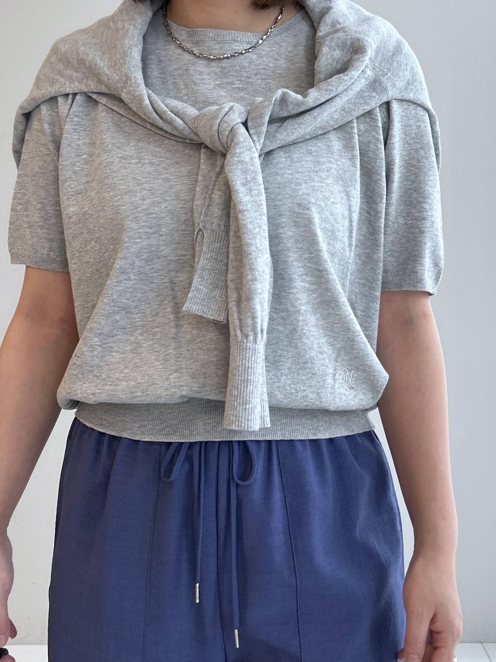 Hirokaさんの「Dessin｜【9色展開/接触冷感/UVカット】ドライタッチサマーニットT」を使ったコーディネート