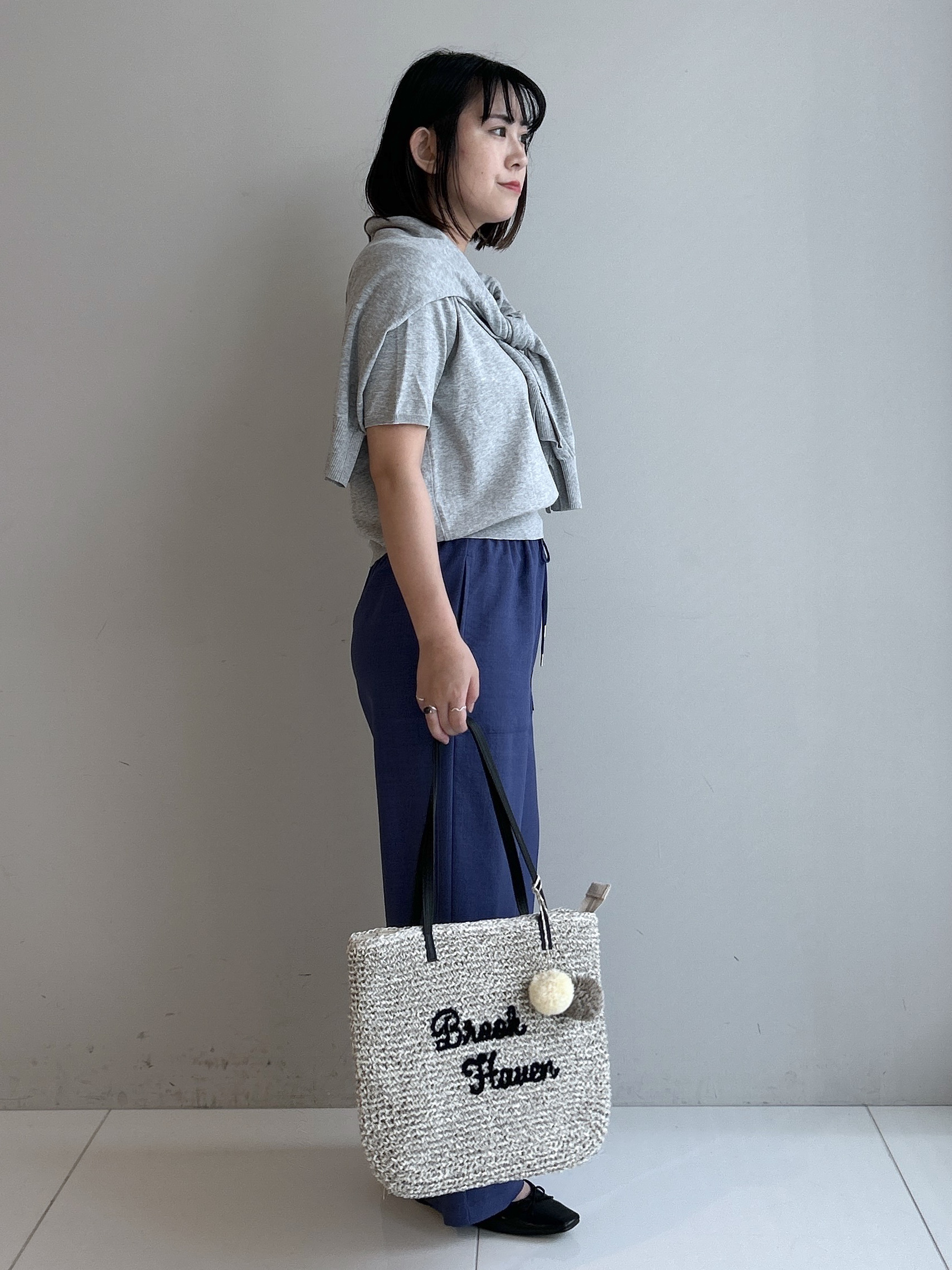 Hirokaさんの「Dessin｜【9色展開/接触冷感/UVカット】ドライタッチサマーニットT」を使ったコーディネート