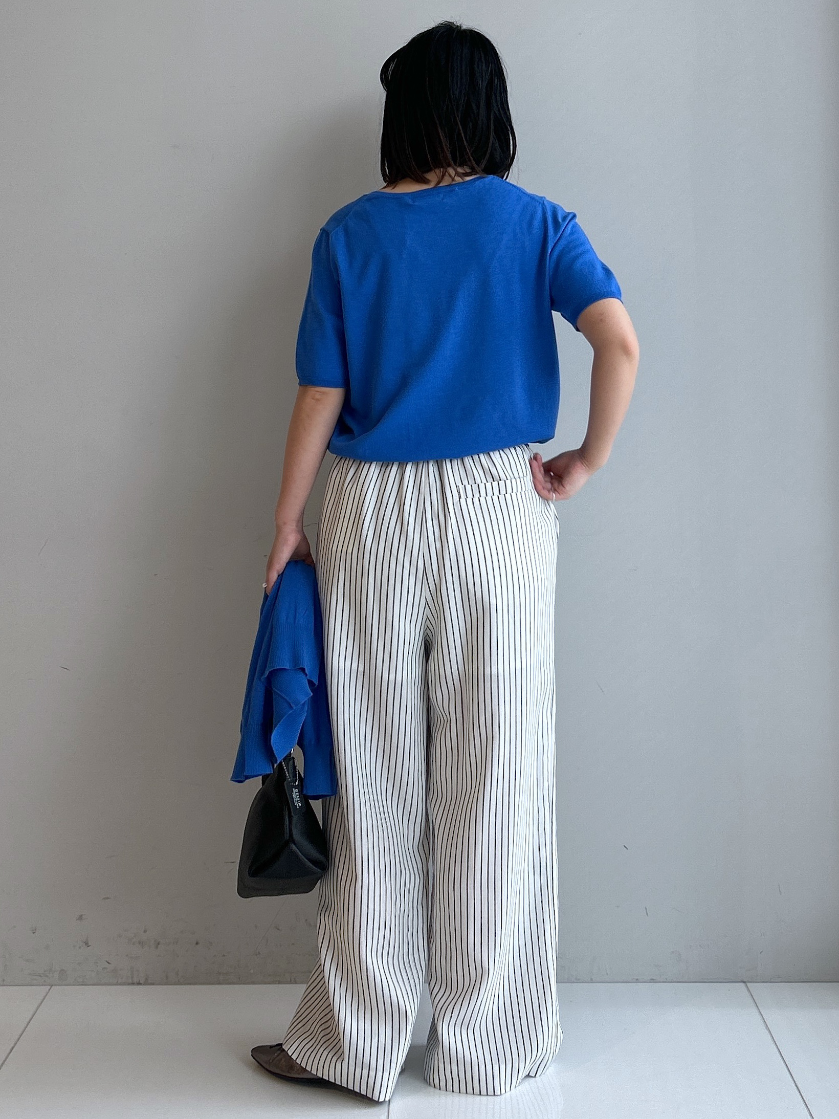 Hirokaさんの「Dessin｜【9色展開/接触冷感/UVカット】ドライタッチサマーニットT」を使ったコーディネート