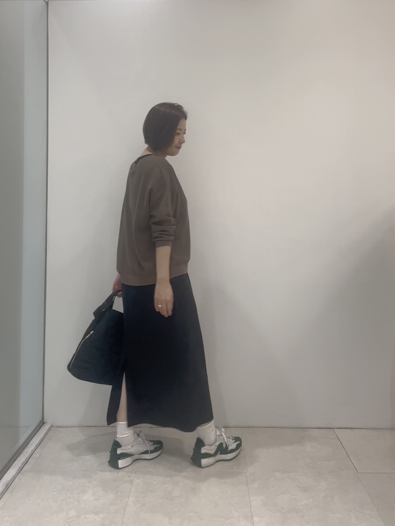 まどかさんの「UNTITLED｜【接触冷感/UVカット/遮熱/抗菌防臭】ライトプレーティングワンピース」を使ったコーディネート