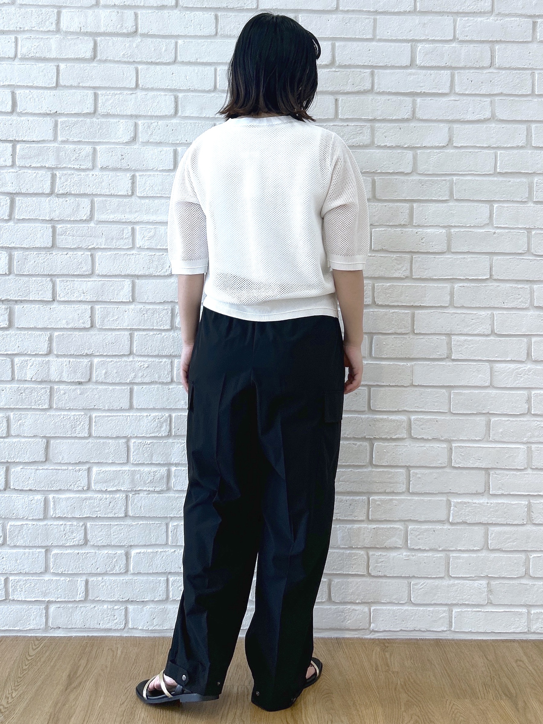 Hirokaさんの「grove｜【洗える】透けない、大人のメッシュカーディガン」を使ったコーディネート