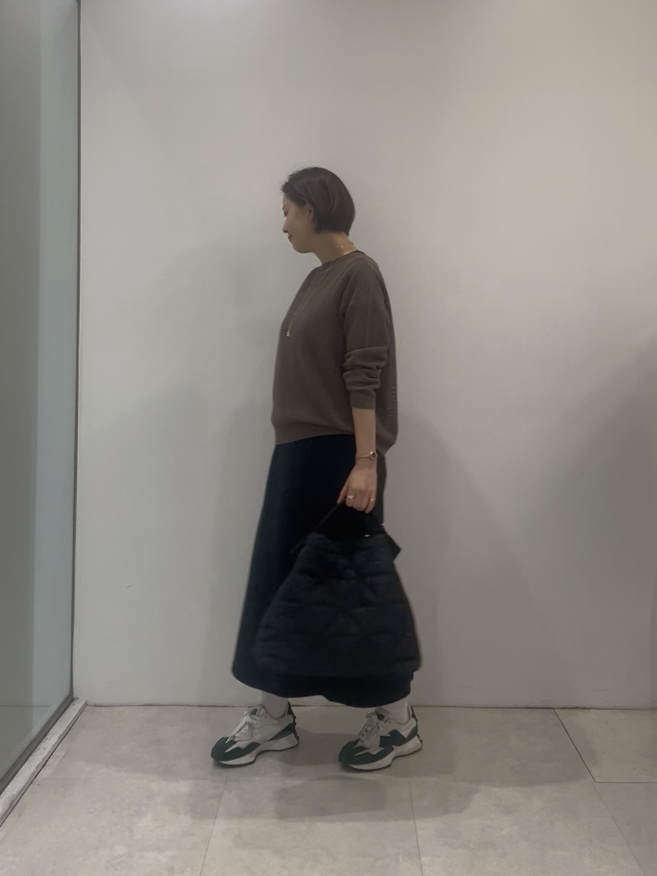 まどかさんの「UNTITLED｜【接触冷感/UVカット/遮熱/抗菌防臭】ライトプレーティングワンピース」を使ったコーディネート