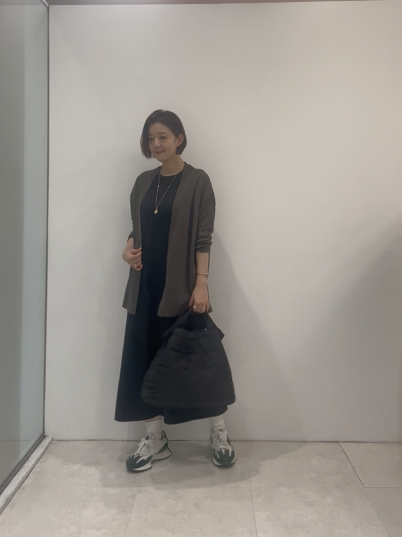 まどかさんの「UNTITLED｜【接触冷感/UVカット/遮熱機能】フライスジャージカーディガン」を使ったコーディネート