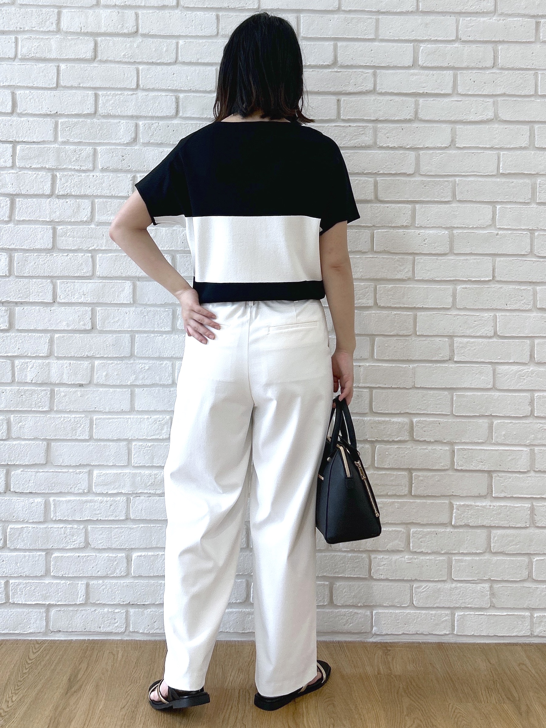 Hirokaさんの「grove｜【シリーズ累計36万枚！名品ニット】やわらかドライタッチ ドルマンニット」を使ったコーディネート