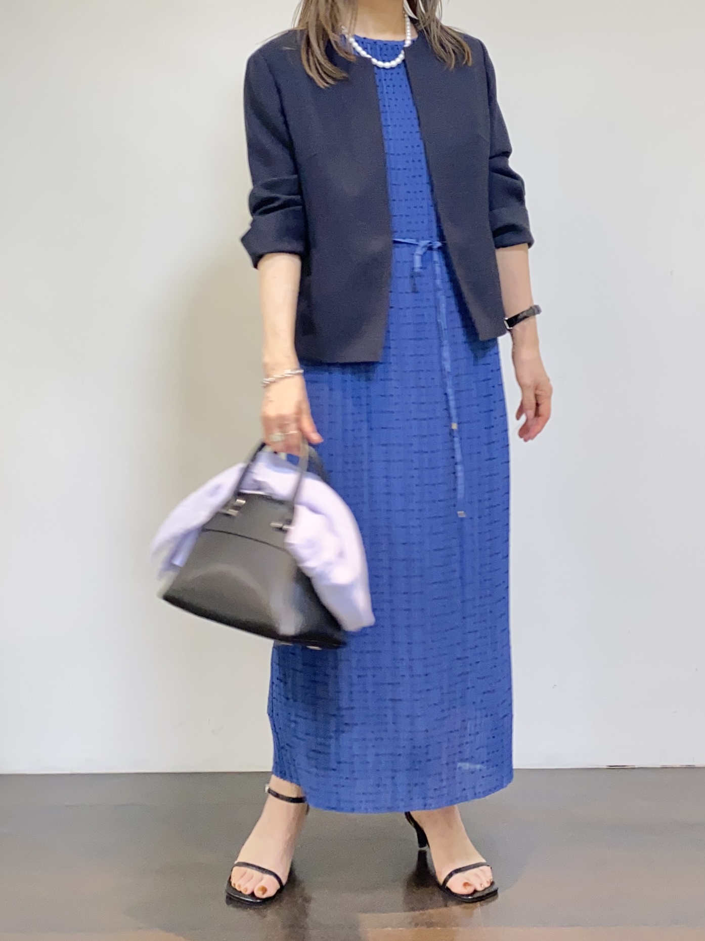 tomoさんの「UNTITLED｜【清涼感/洗える】ミニマルシルエットジャケット」を使ったコーディネート