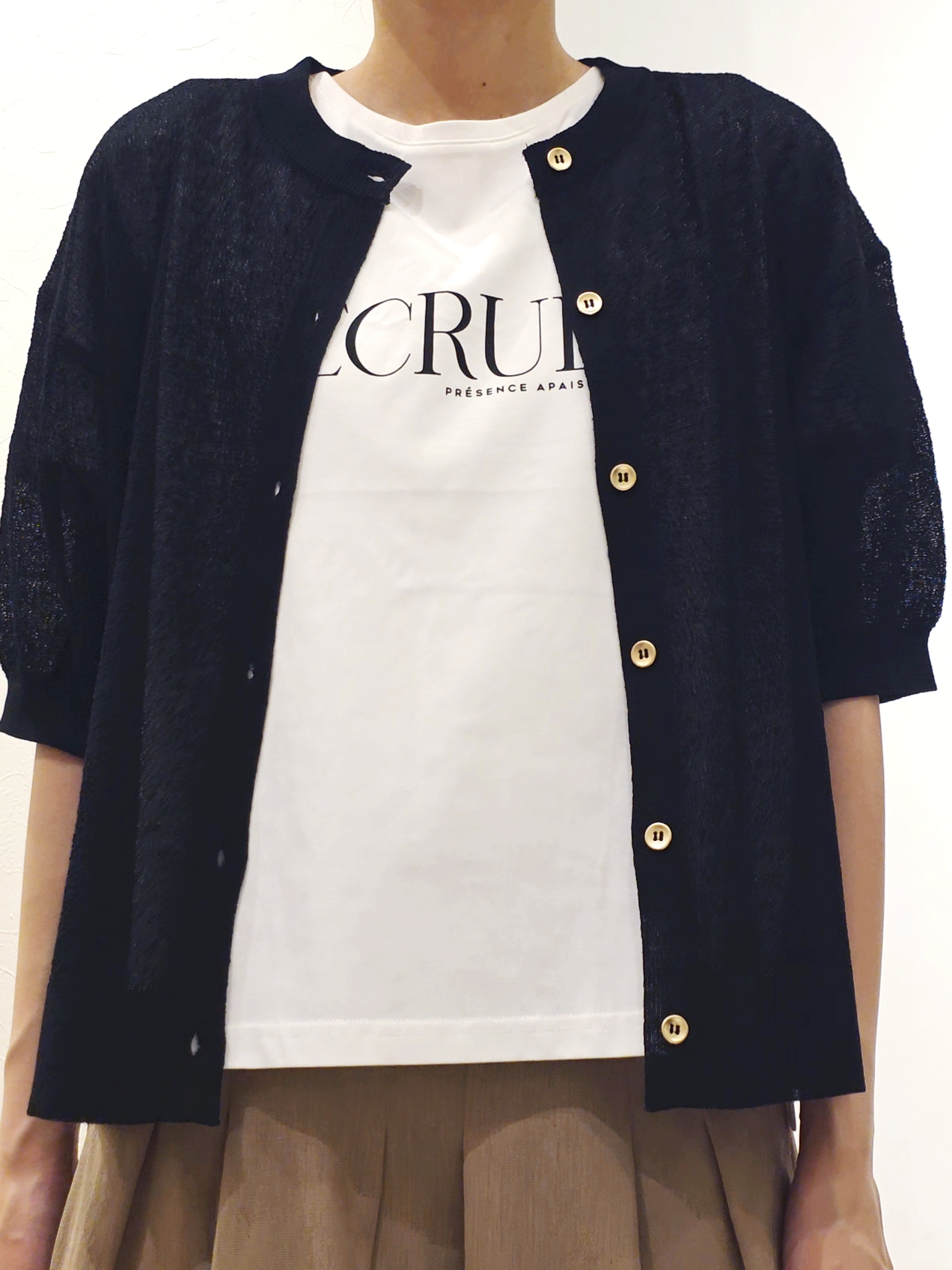 ケイさんの「grove｜【遮熱／吸水速乾／UVカット】ベーシックロゴTシャツ」を使ったコーディネート