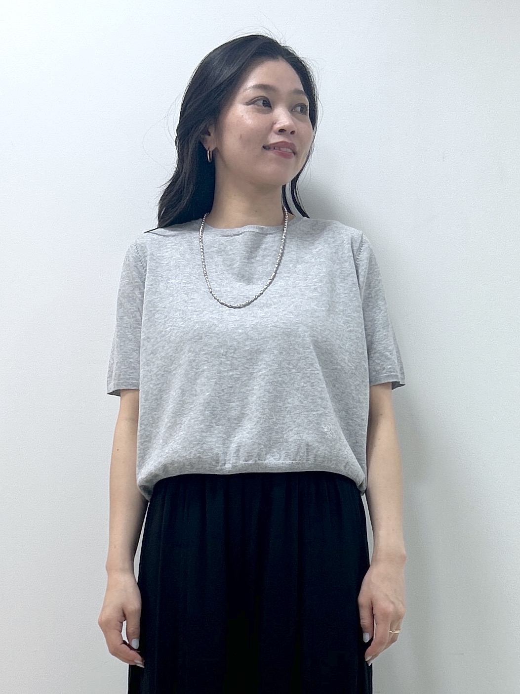Kaiさんの「Dessin｜【9色展開/接触冷感/UVカット】ドライタッチサマーニットT」を使ったコーディネート