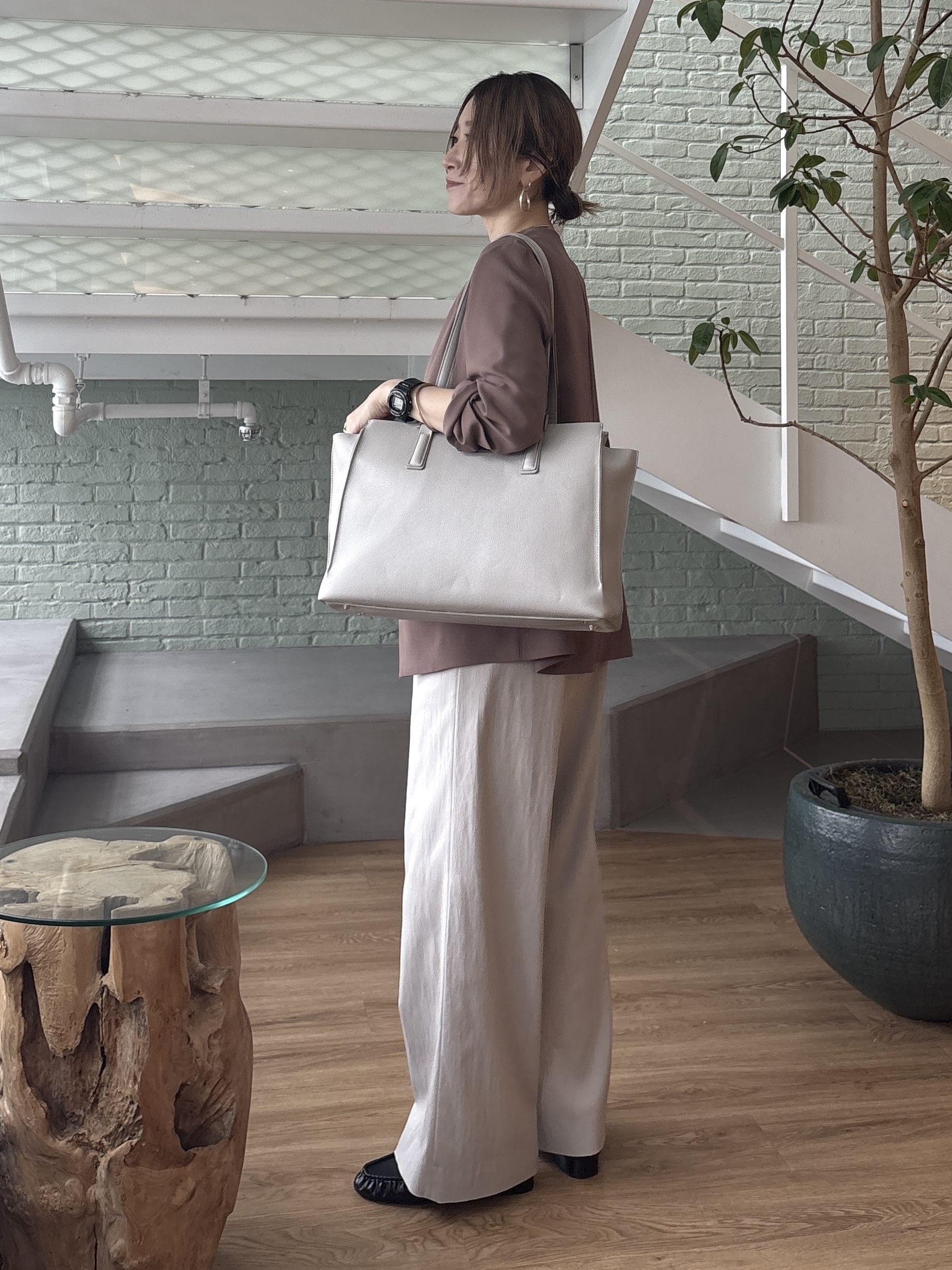 kotakiさんの「INDIVI｜【接触冷感／透湿／着る日傘】ノーカラージャケット」を使ったコーディネート