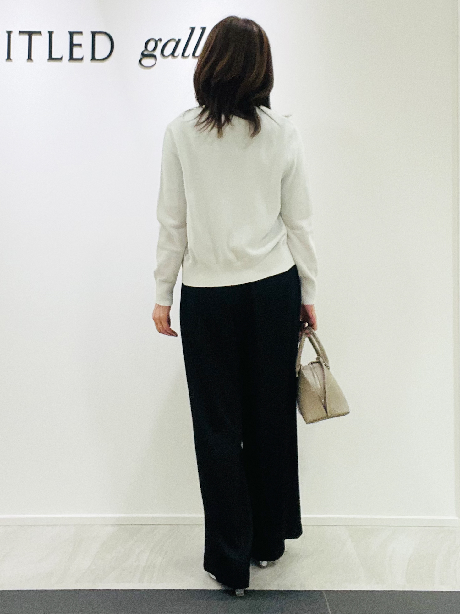 めいさんの「UNTITLED｜◆【アンサンブル可】ラメ混クルーネックカーディガン」を使ったコーディネート