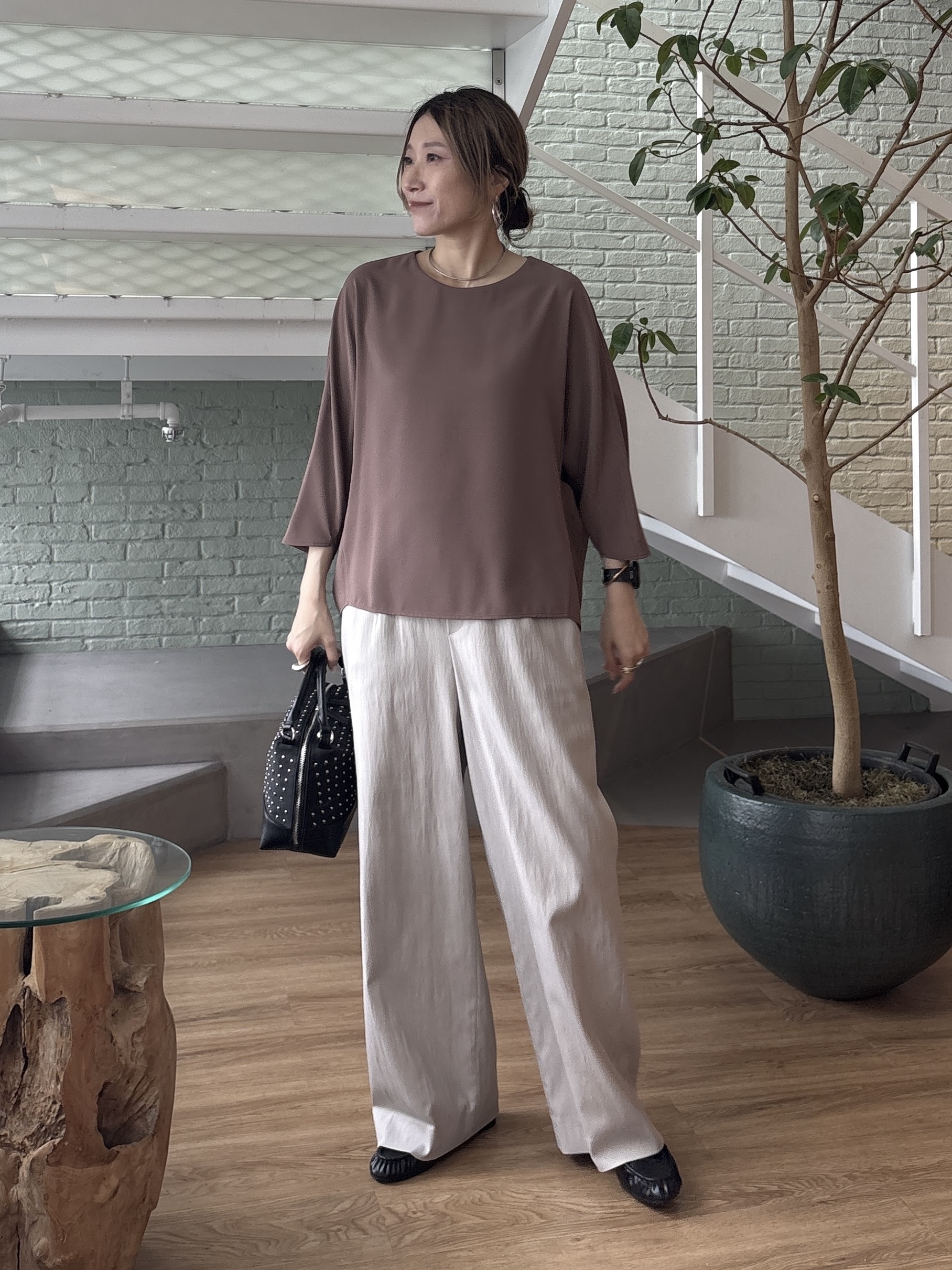 kotakiさんの「INDIVI｜【接触冷感／透湿／着る日傘】ノーカラージャケット」を使ったコーディネート