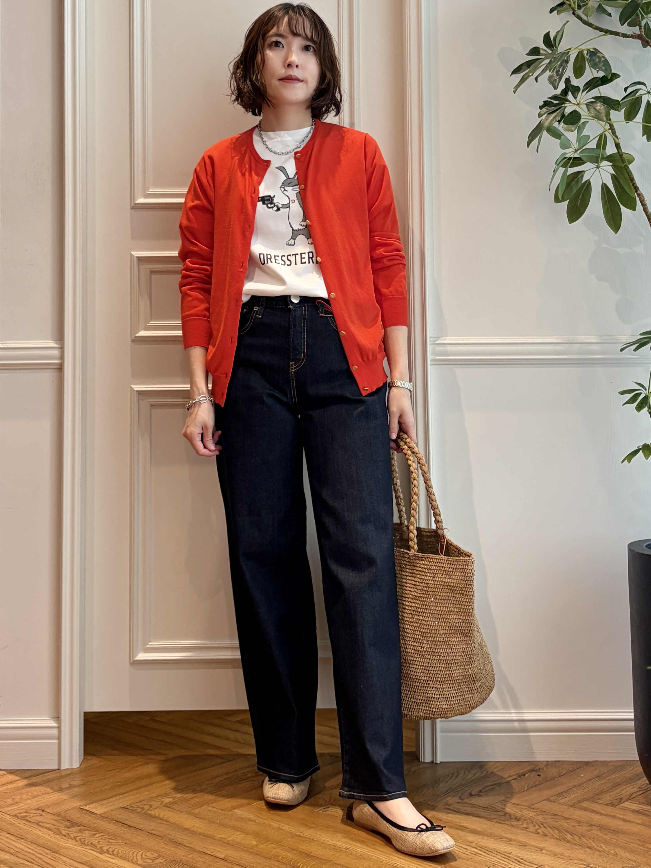 nakaoさんの「DRESSTERIOR｜◆RED CARD TOKYO（レッドカードトーキョー）35th Anniv． Wide」を使ったコーディネート
