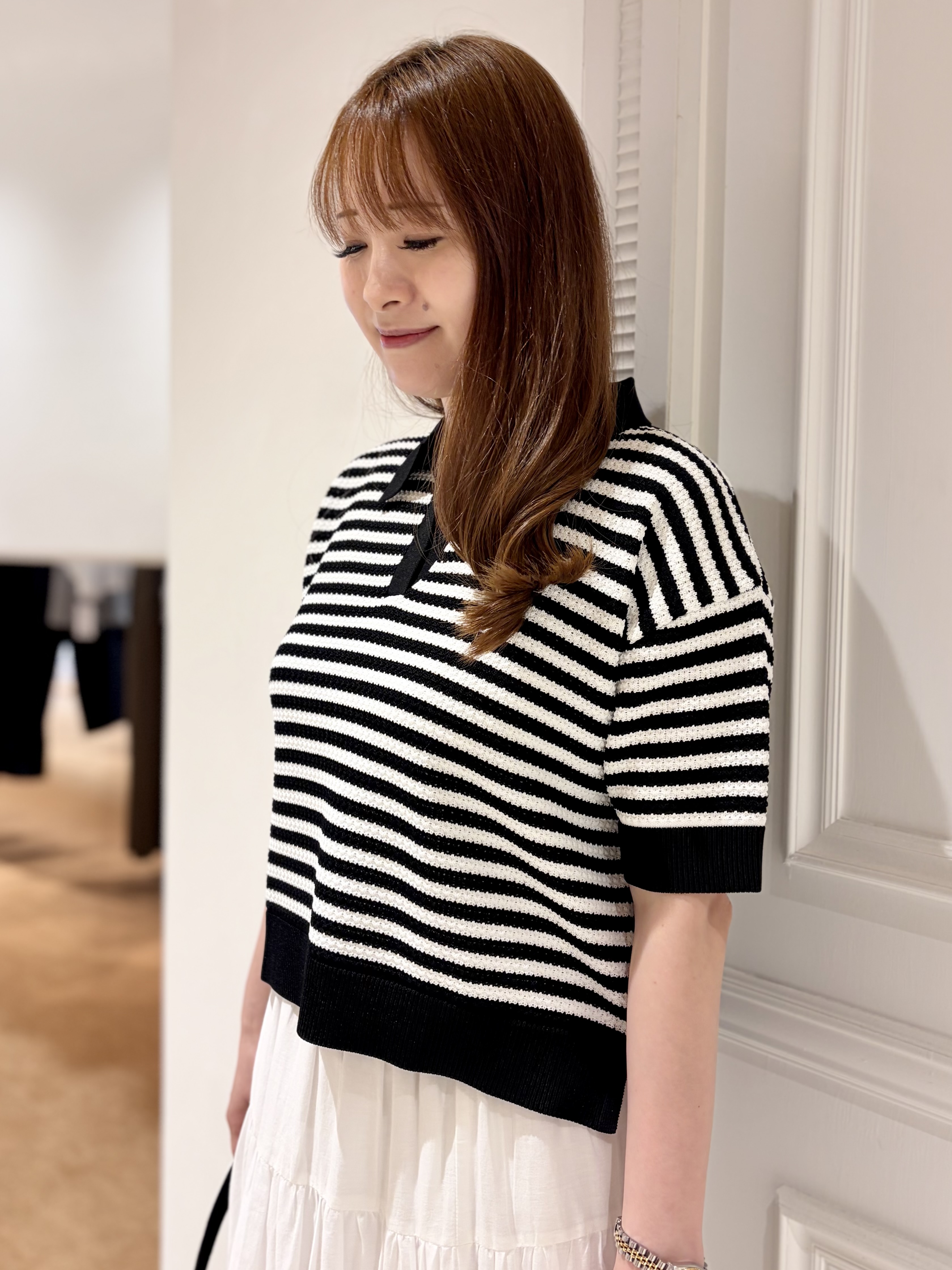 minowaさんの「DRESSTERIOR｜【再入荷】コットンボイルティアードスカート」を使ったコーディネート