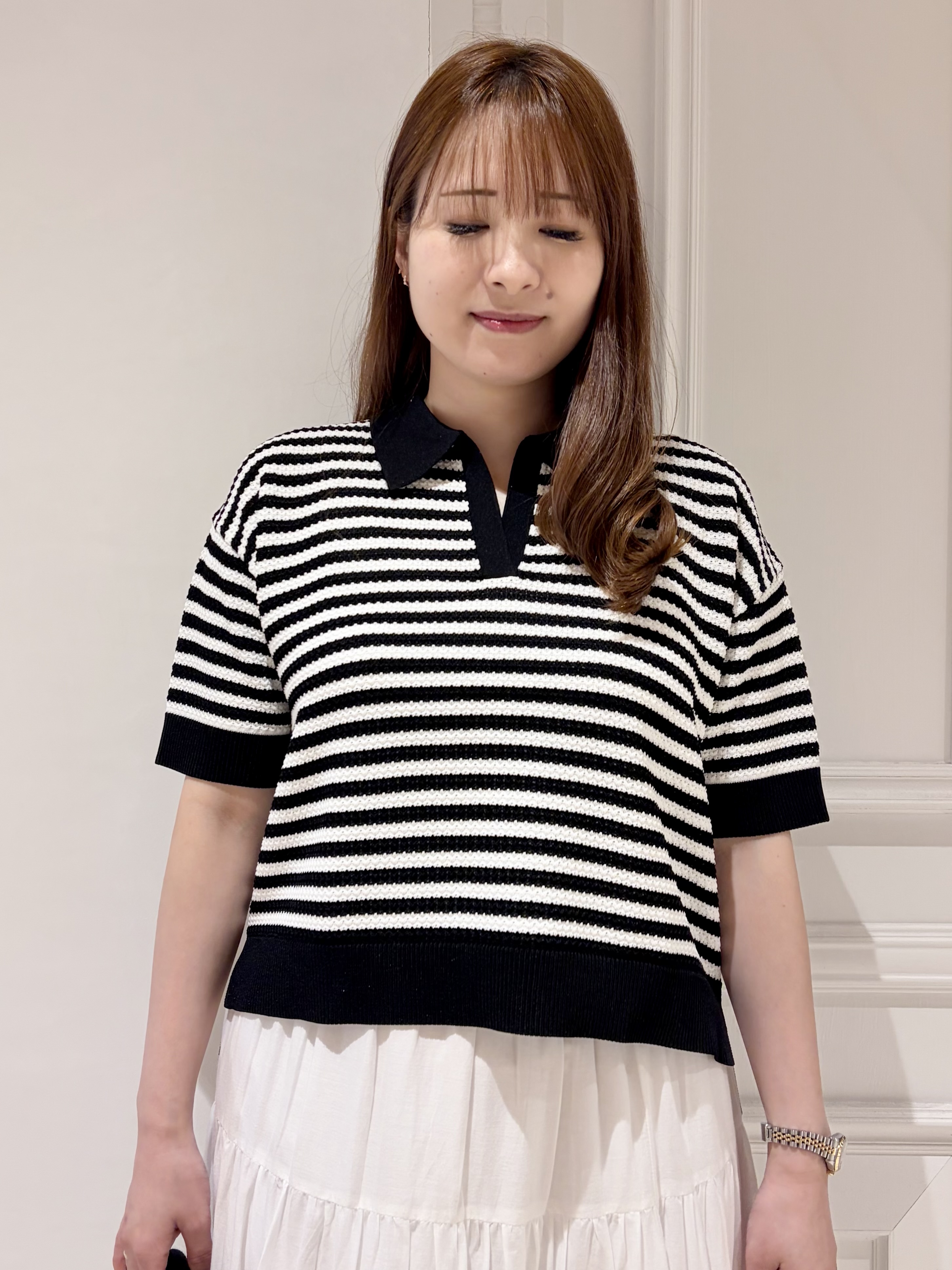 minowaさんの「DRESSTERIOR｜【再入荷】コットンボイルティアードスカート」を使ったコーディネート