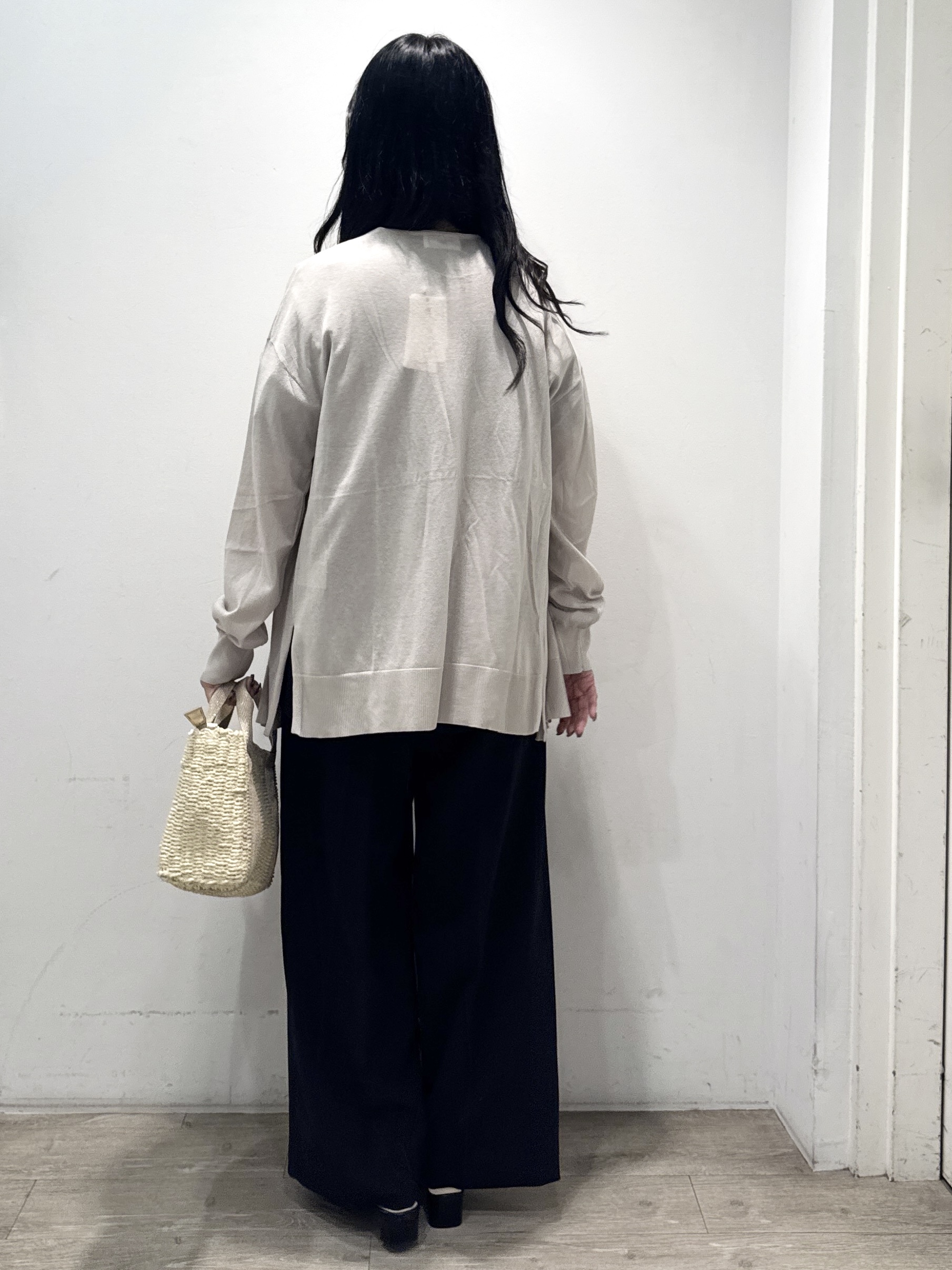 yuicciさんの「OPAQUE.CLIP｜【接触冷感】ニットカーディガン《洗濯機OK／抗ピリング》」を使ったコーディネート